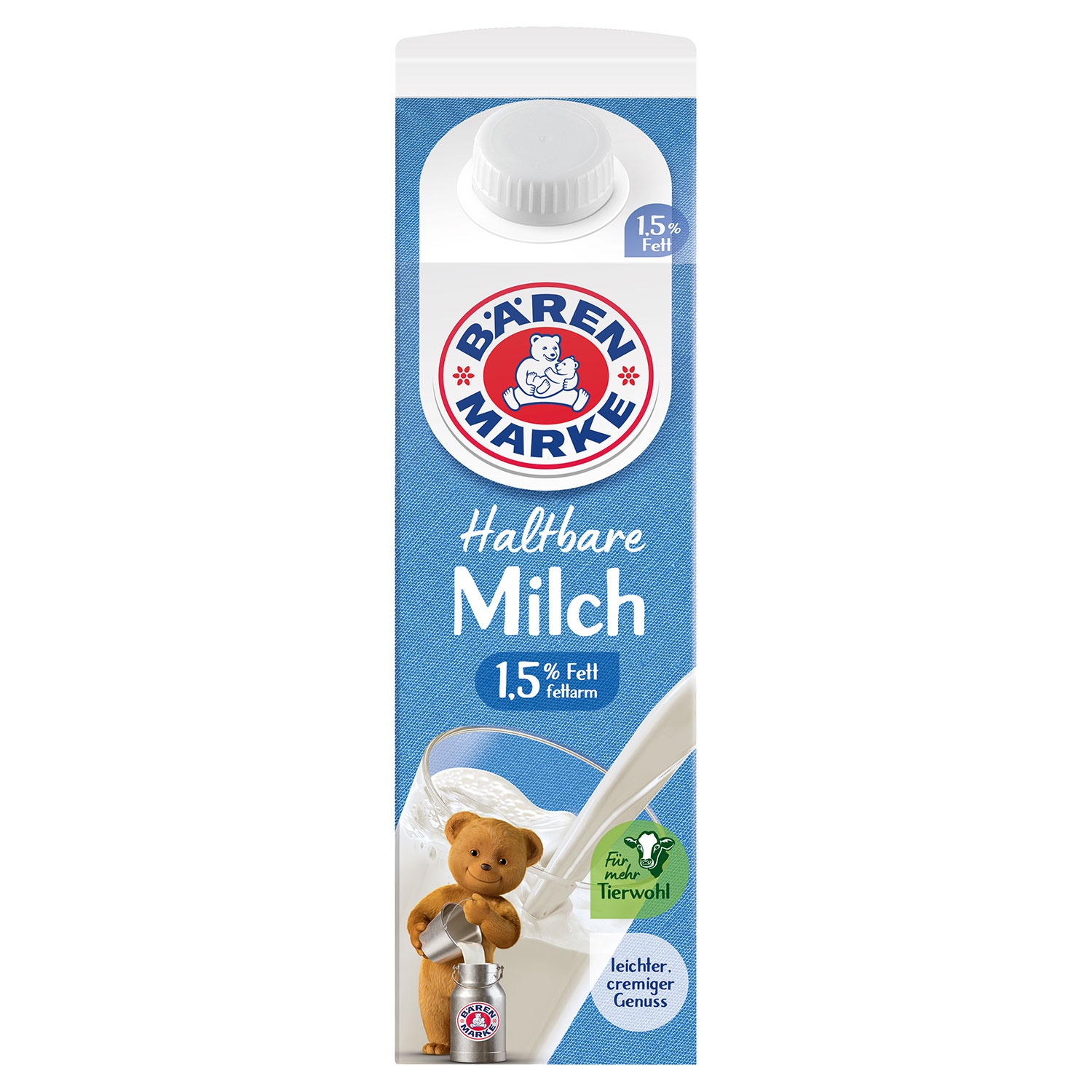 BÄRENMARKE H-Milch 1 l, 1,5 %