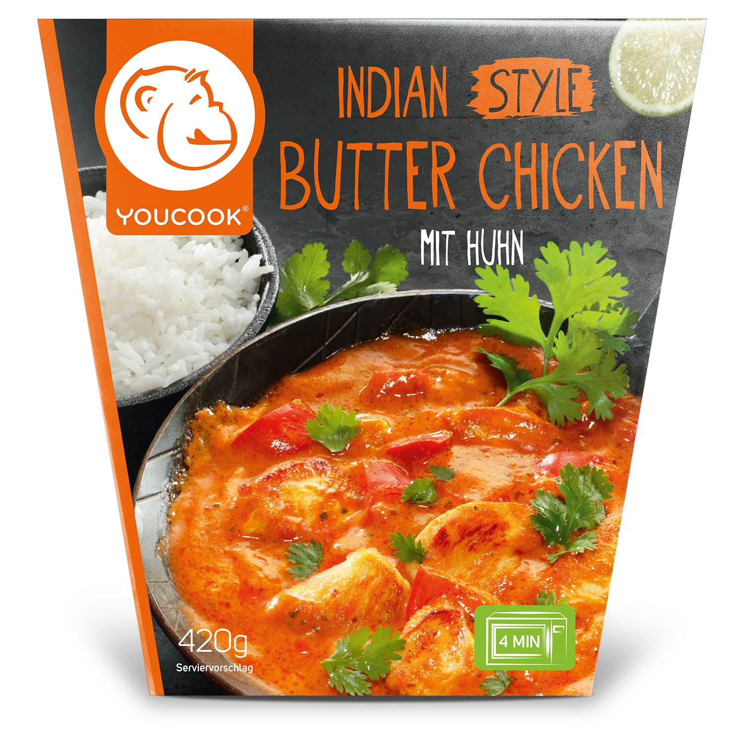 YouCook Fertiggerichte 420 g, Butter Chicken
