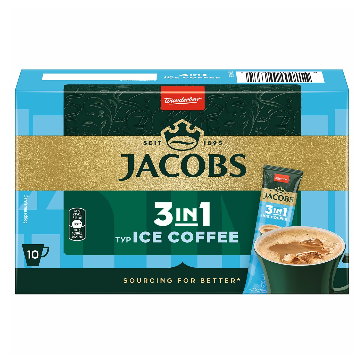 JACOBS Sticks 3in1, Ice Kaffee