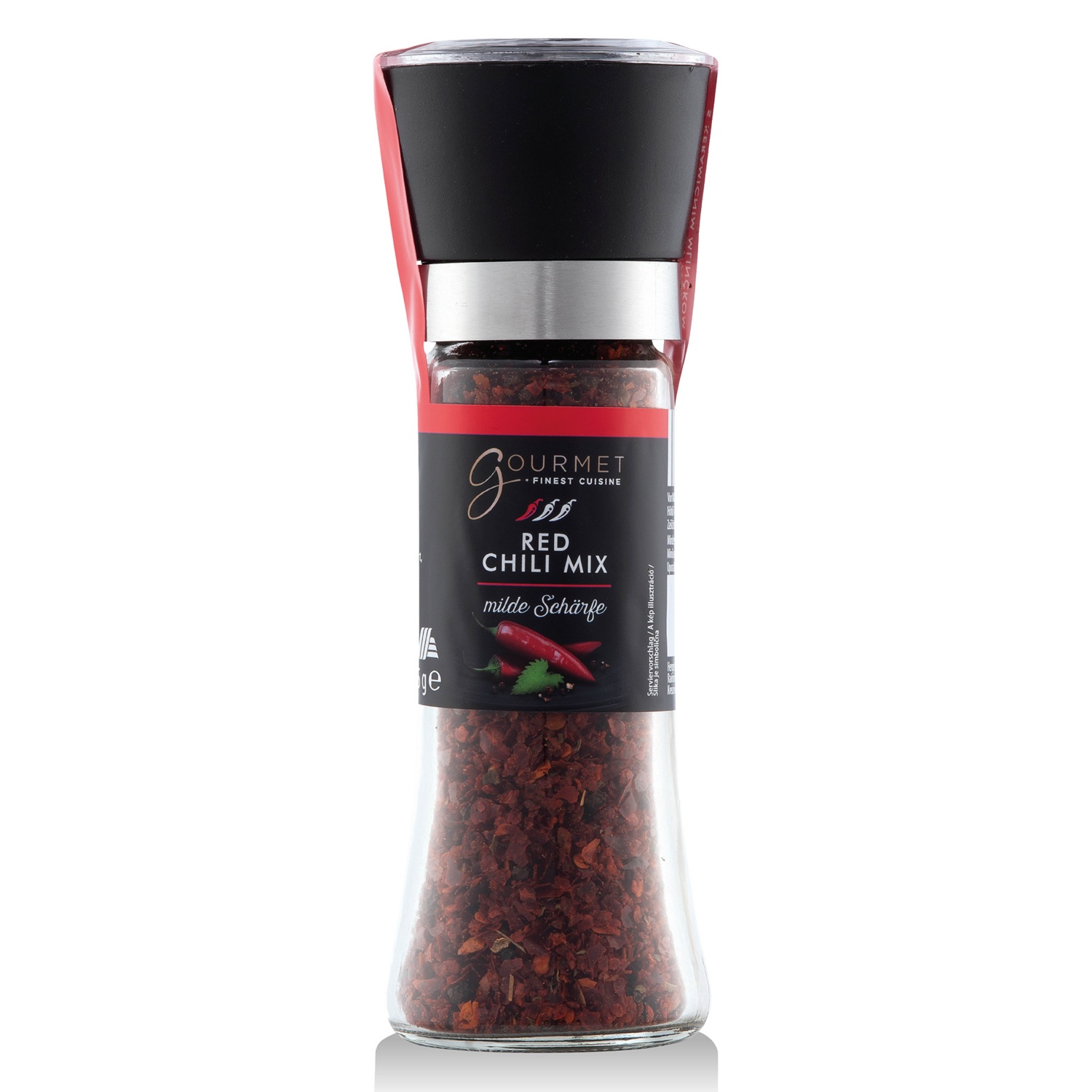 GOURMET Chili fűszermalom, vörös chili mix, 75 g