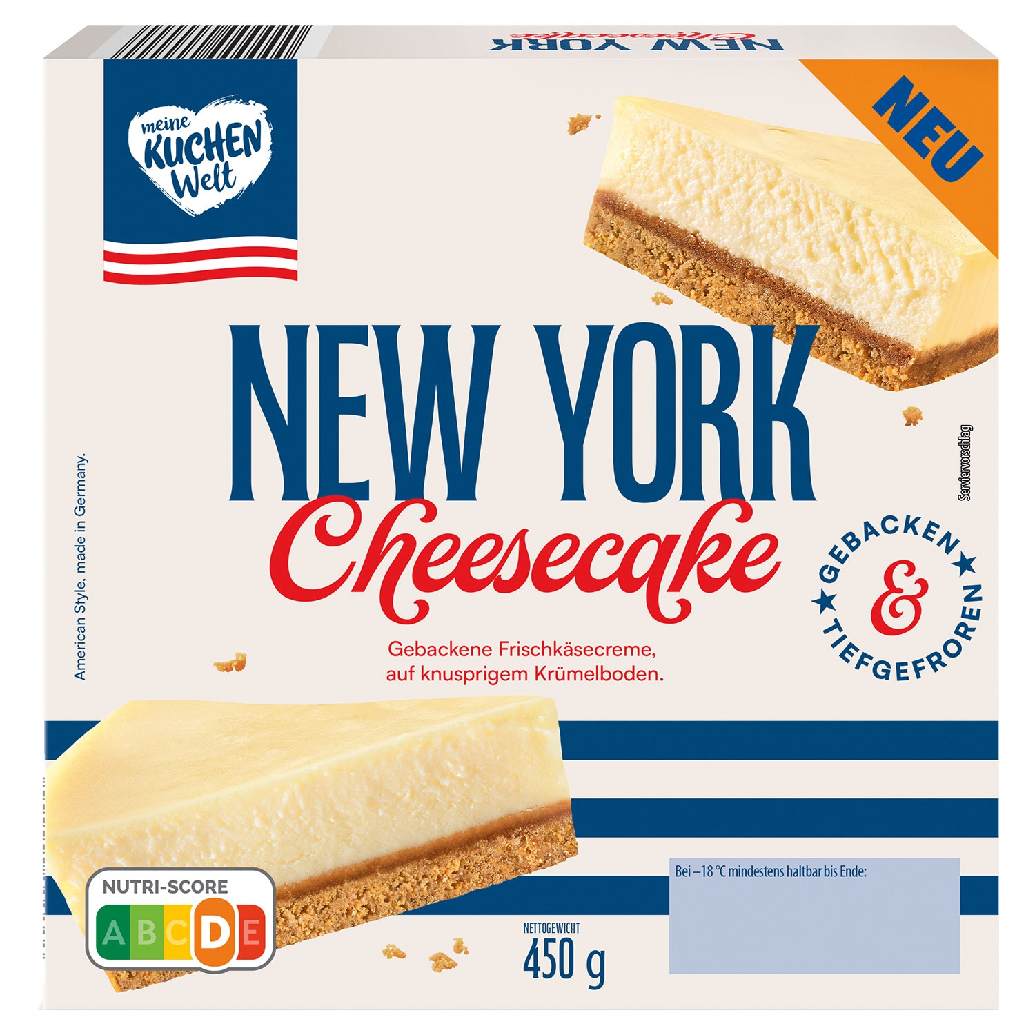 FINEST BAKERY Cheesecake surgelata, New York