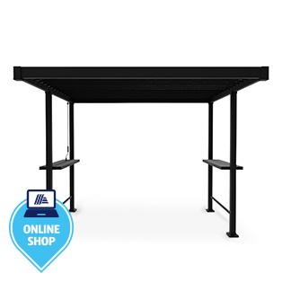 BBQ Pergola 80 Solid 3 x 2.5 m