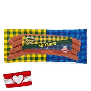 WIESBAUER Bergbaron Käsekrainer, Käsekrainer lang