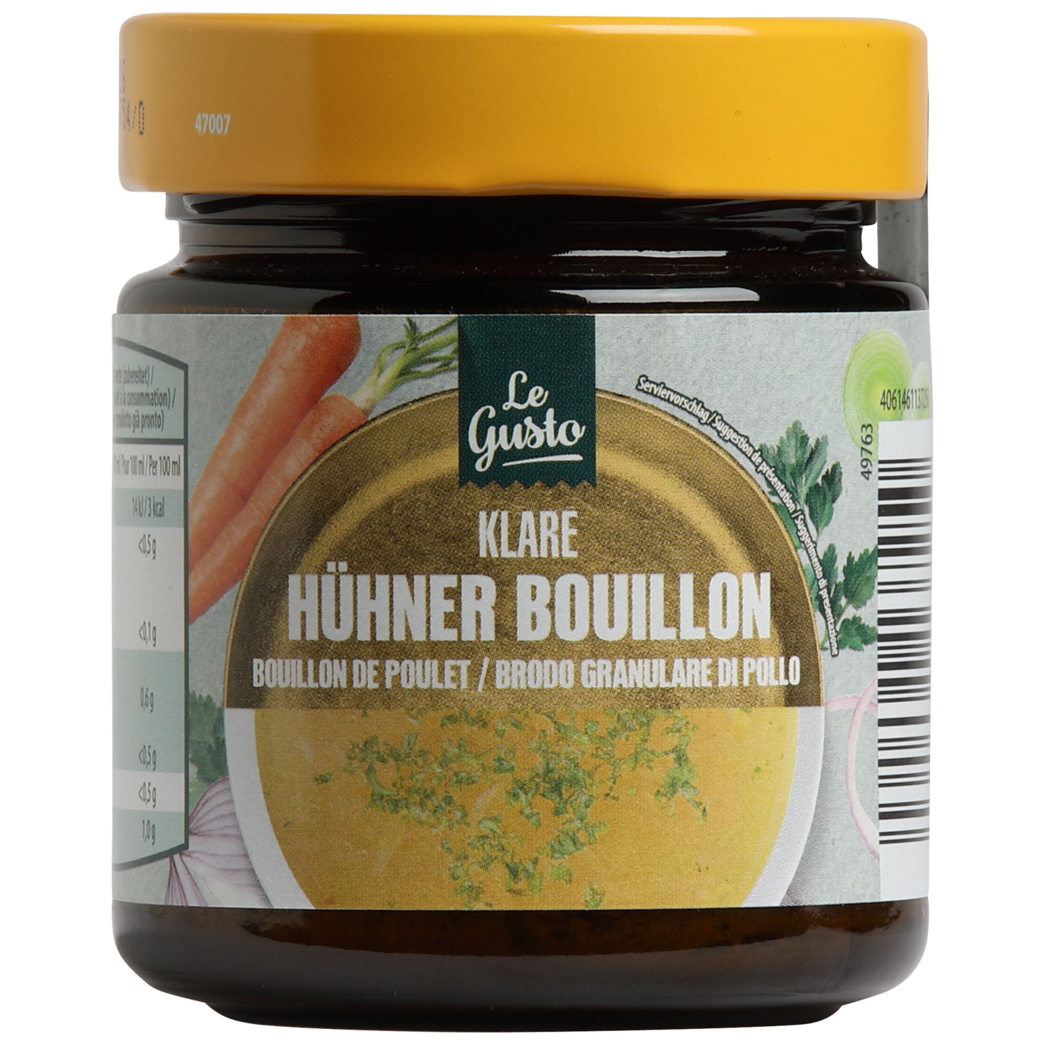 LE GUSTO Brühen im Glas, Huhn