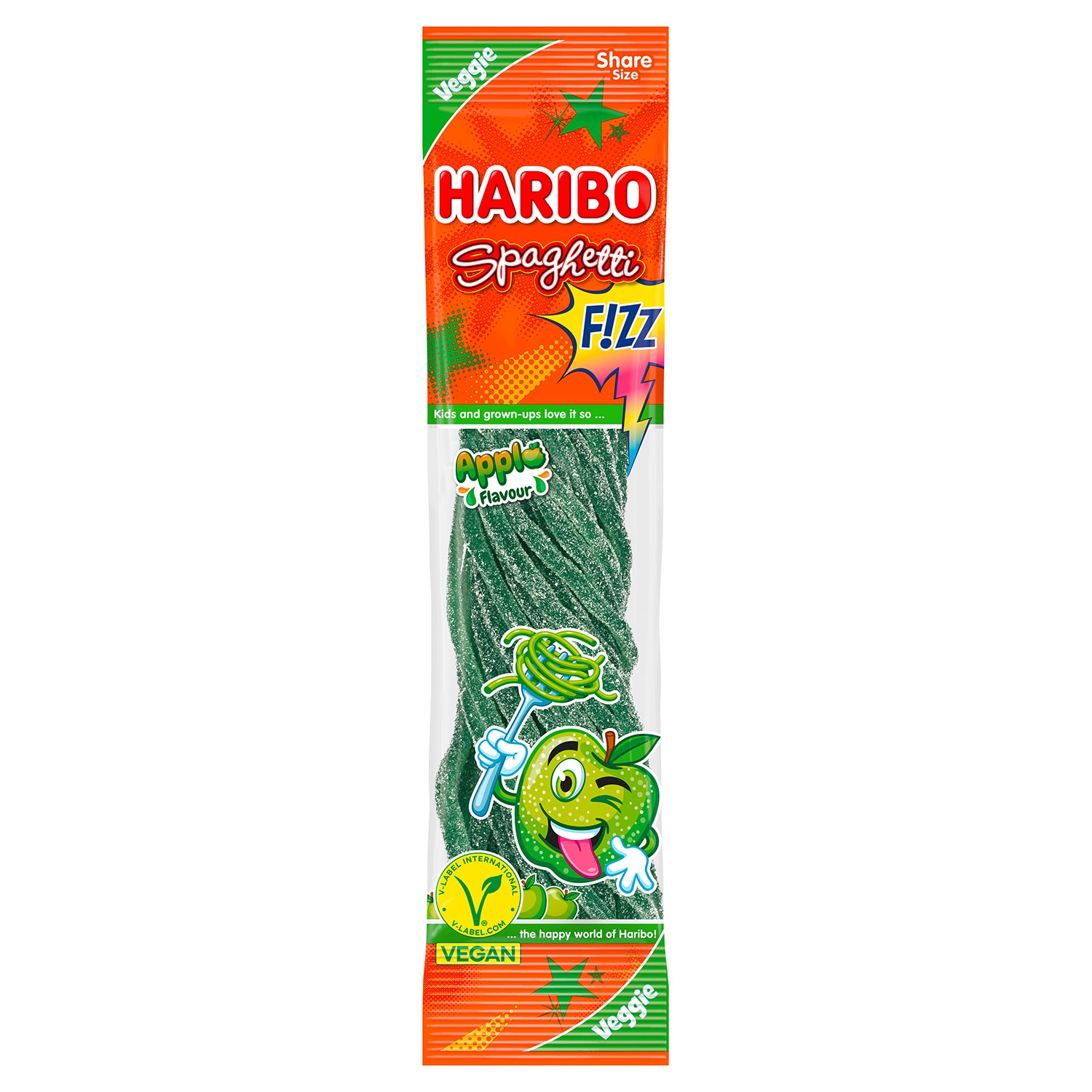 HARIBO Spaghetti 200 g, Apfel
