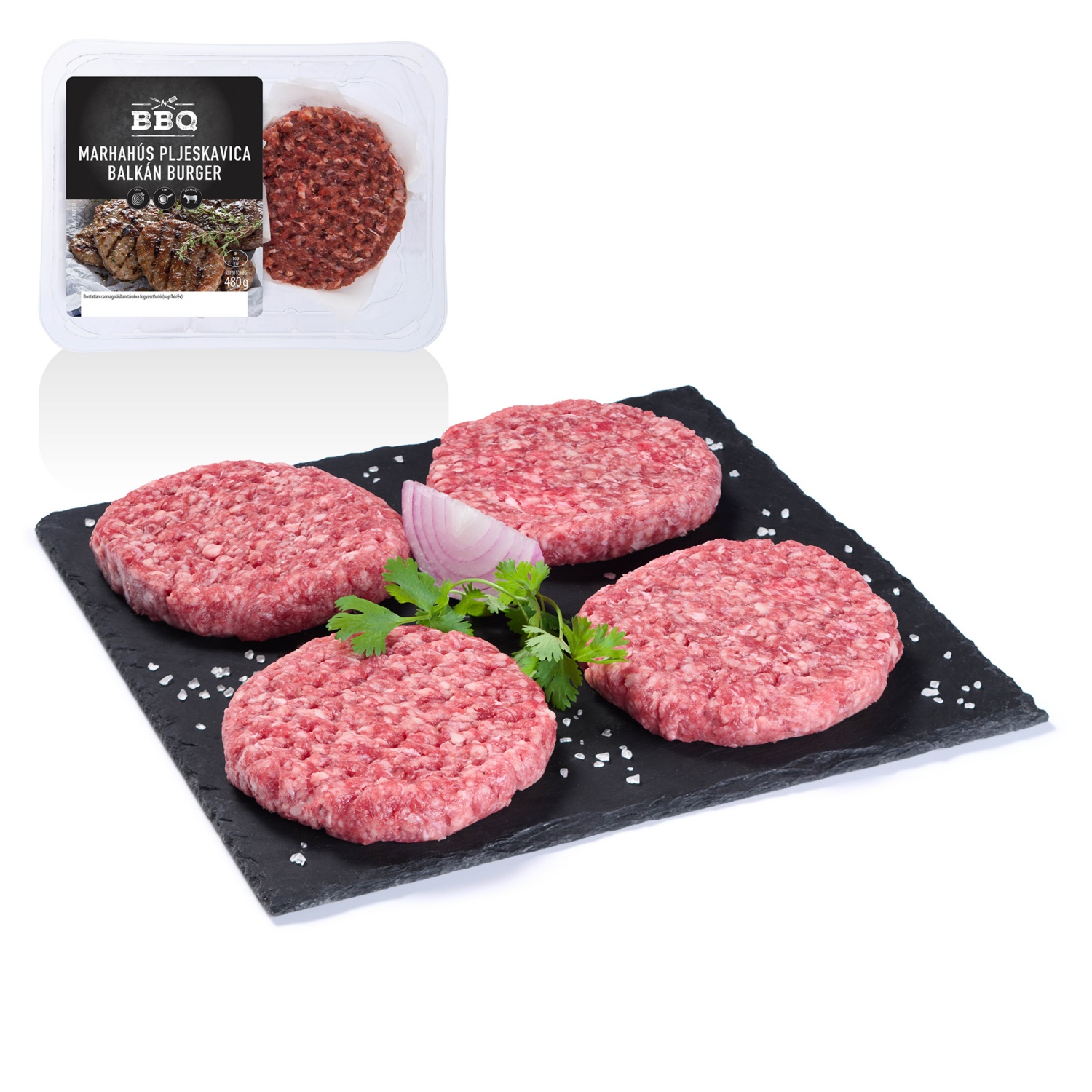 BBQ Friss pljeskavica, 4 darab