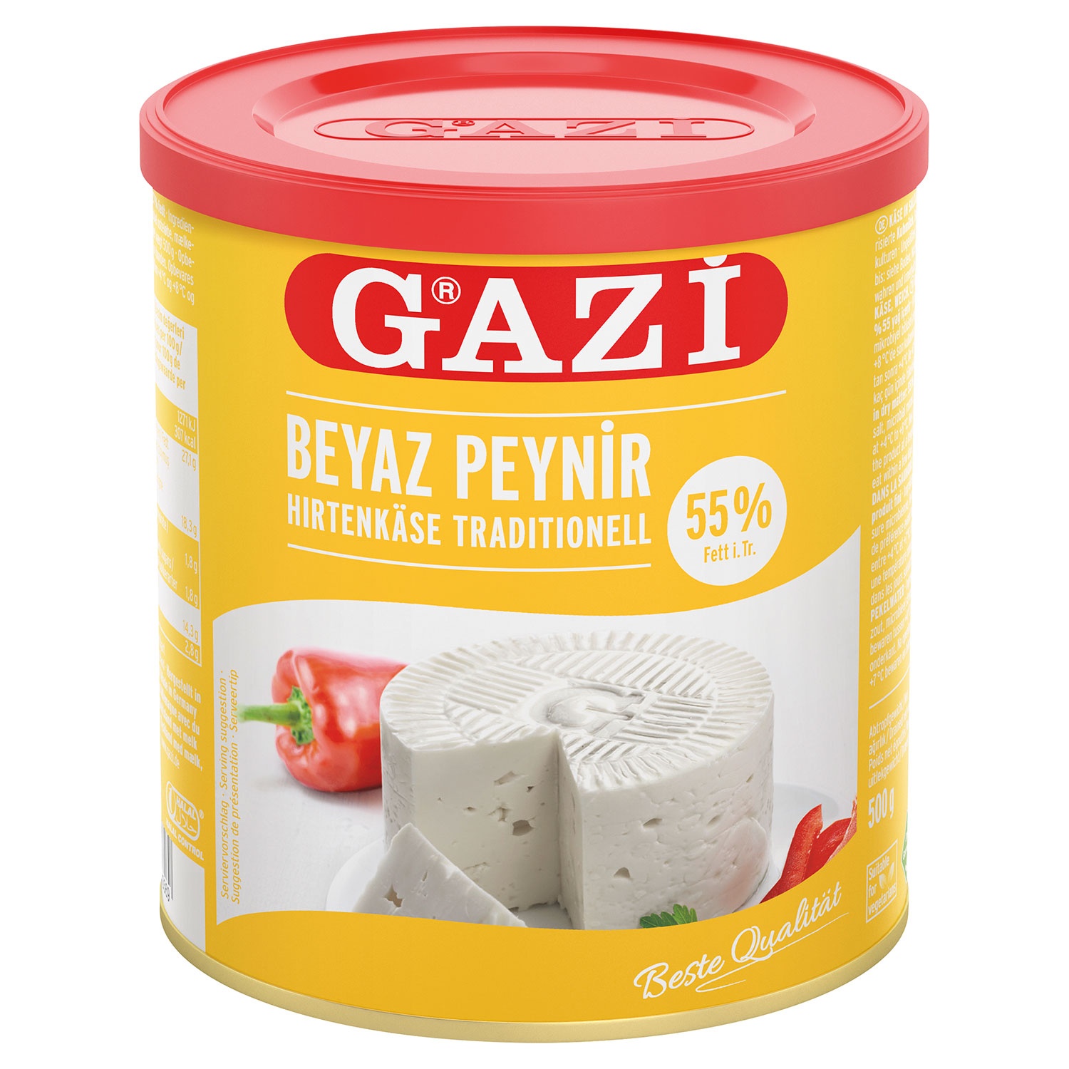 GAZI Hirtenkäse 55 %, 500 g