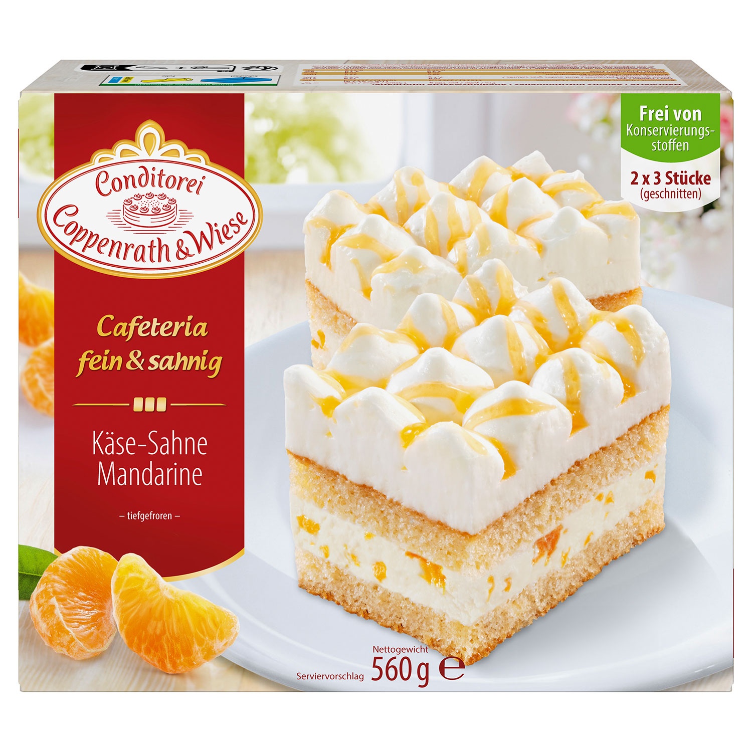 COPPENRATH & WIESE Cafeteria fein & sahnig 560 g, Käse-Sahne-Mandar.