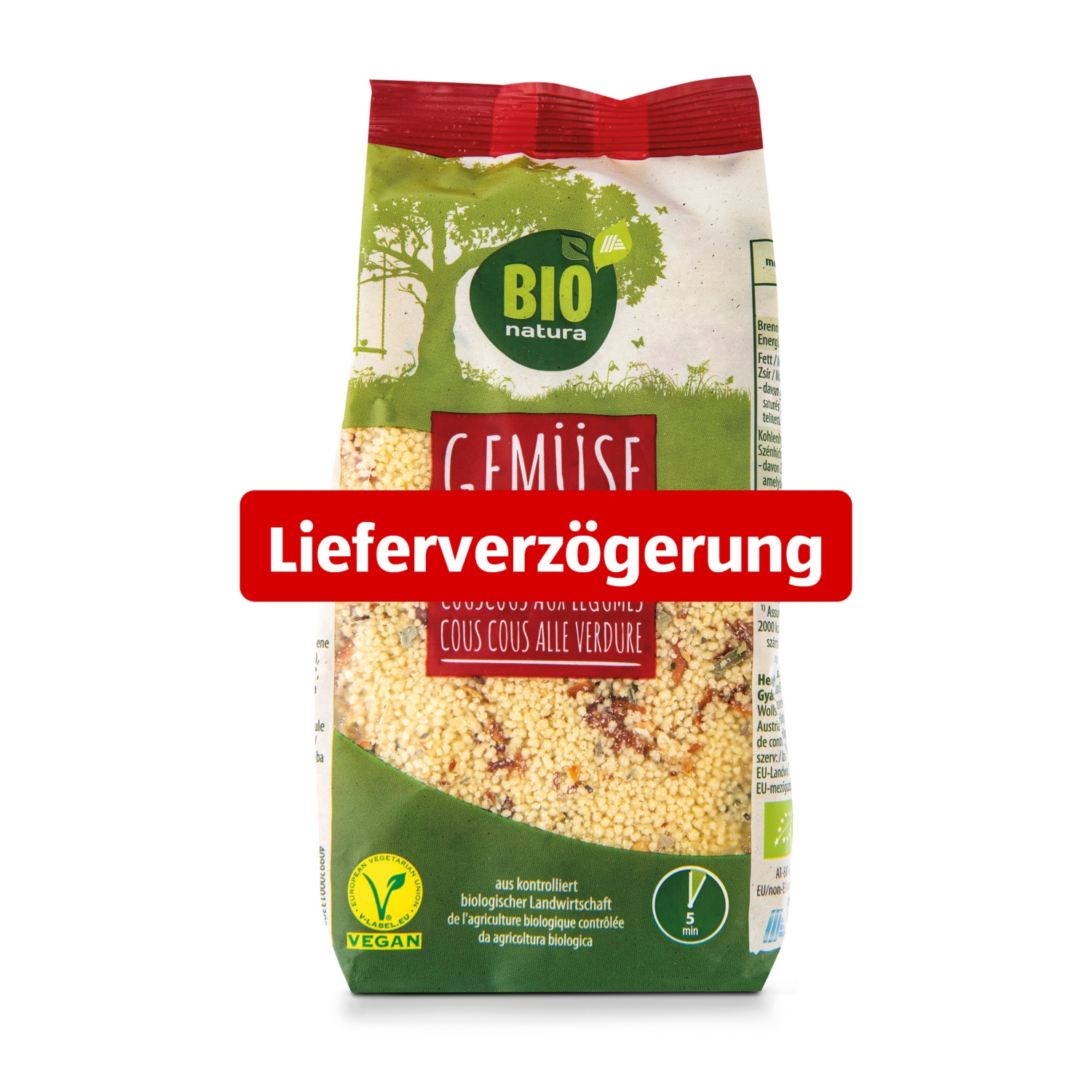 BIO NATURA vegetarisches Gemüsecouscous