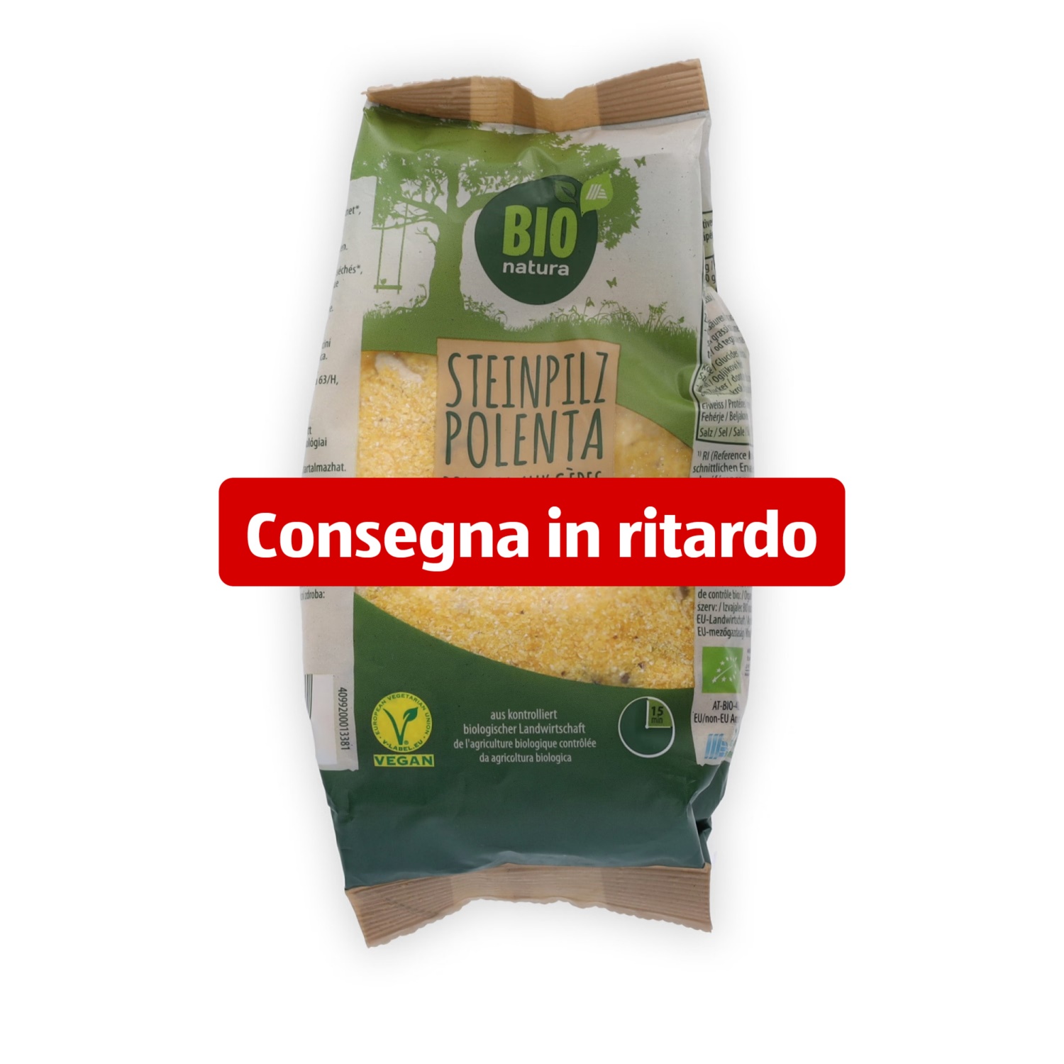 BIO NATURA Polenta vegetariana ai funghi porcini