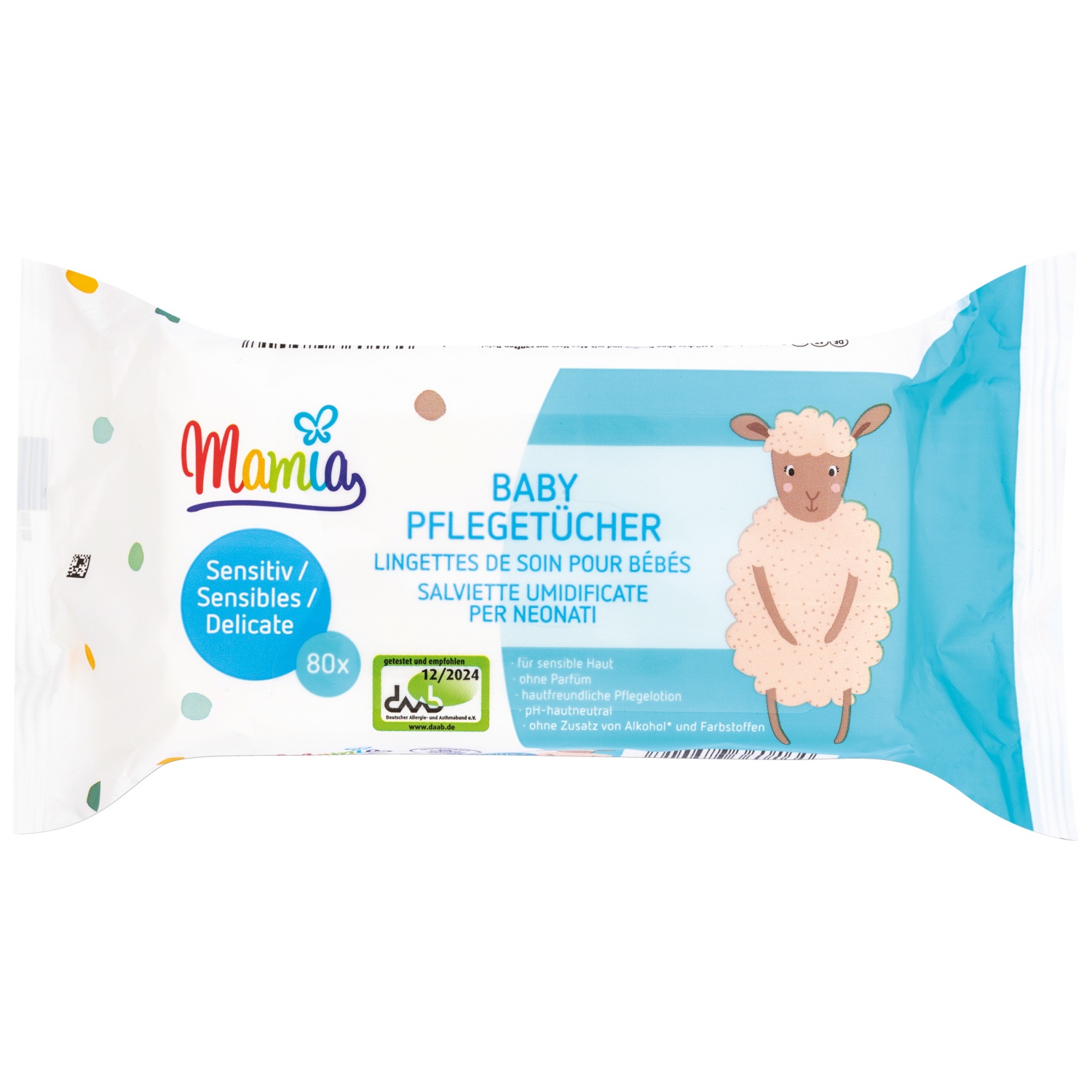 MAMIA Baby Pflegetücher Sensitiv