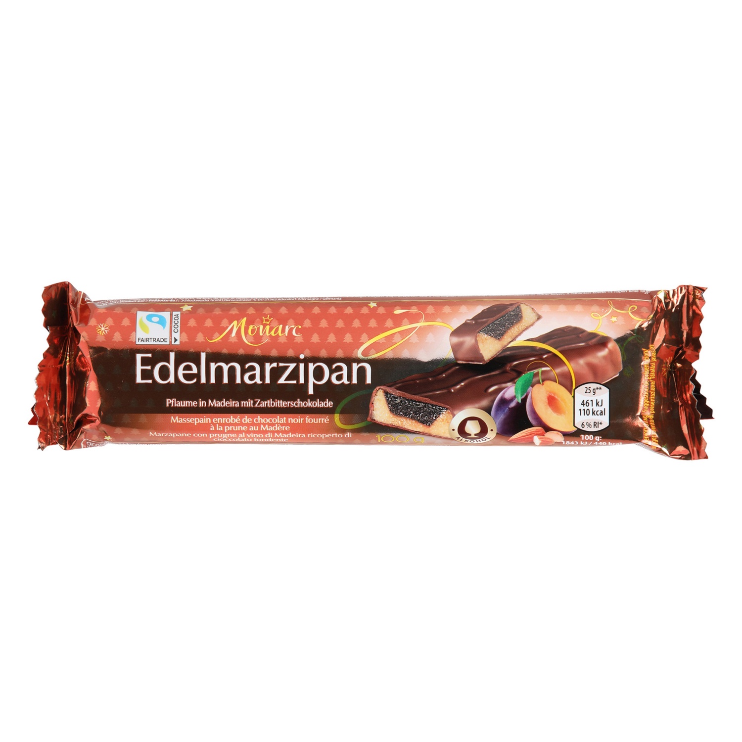 MONARC Barretta di marzapane fine, prugne al Madera