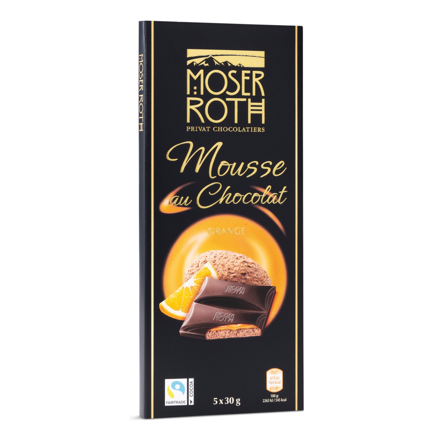 MOSER ROTH Mousse Schoko, Mousse Orangen