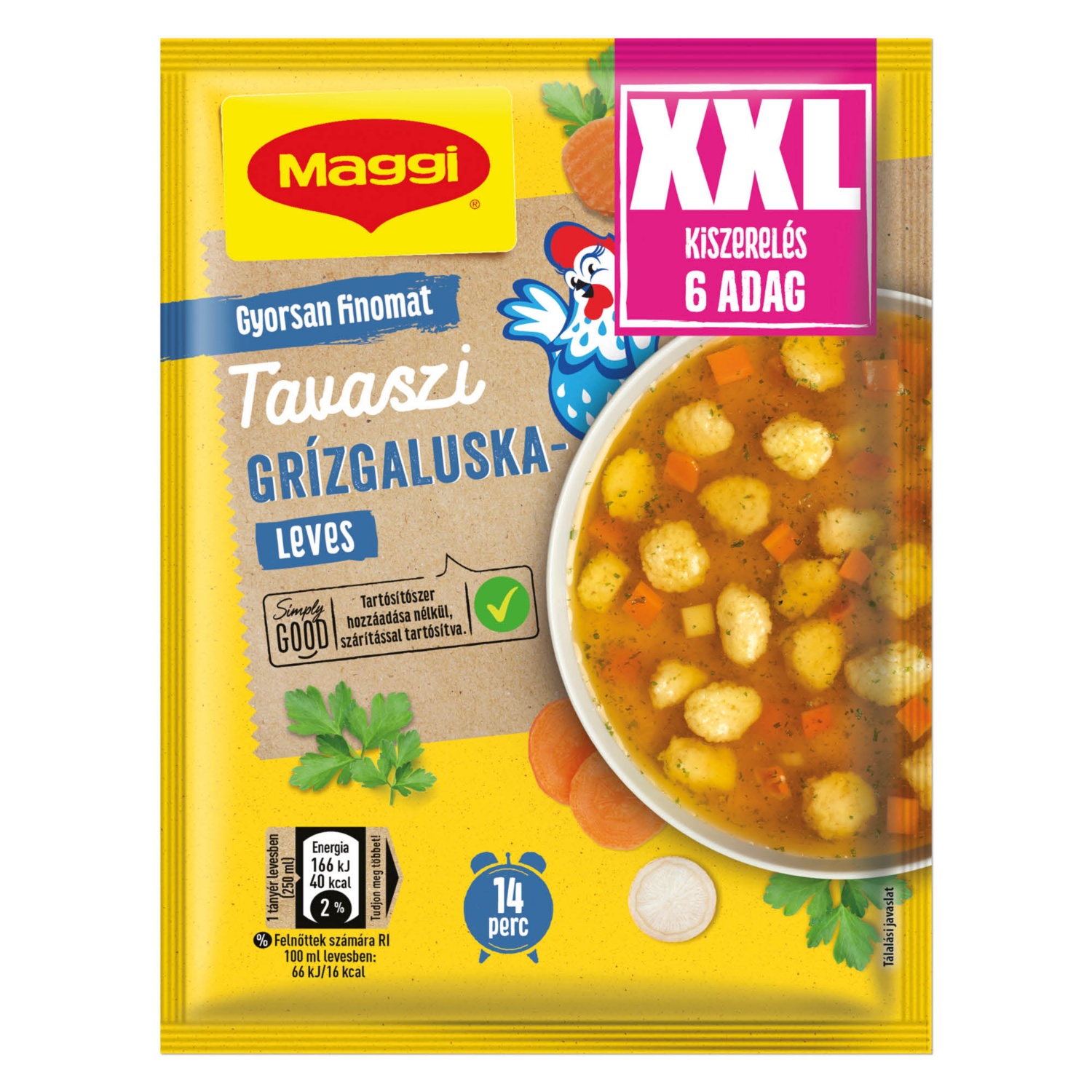 MAGGI Leves, grízgaluskaleves, 61 g