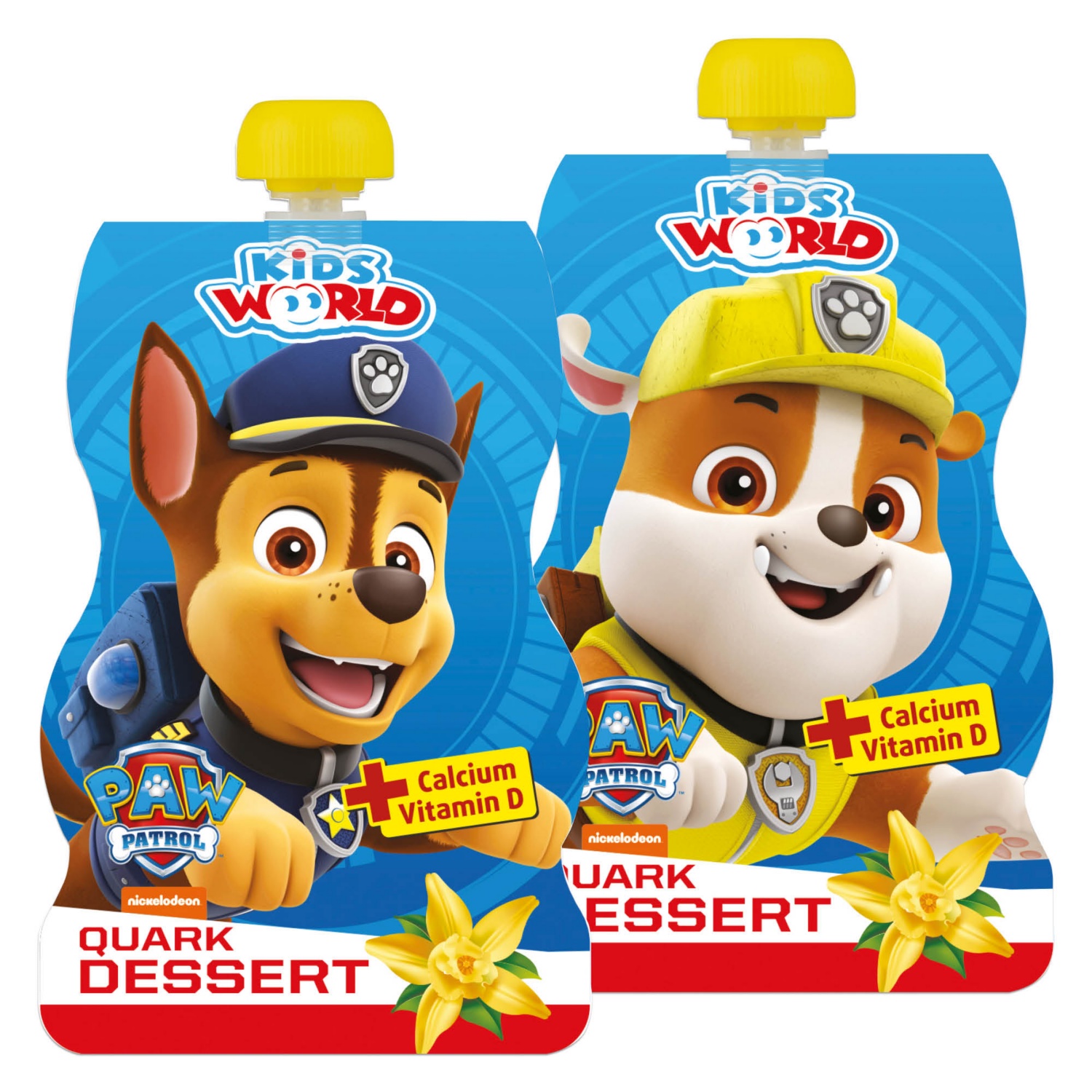 KIDS WORLD KIDS Vaníliás túródesszert, 80 g