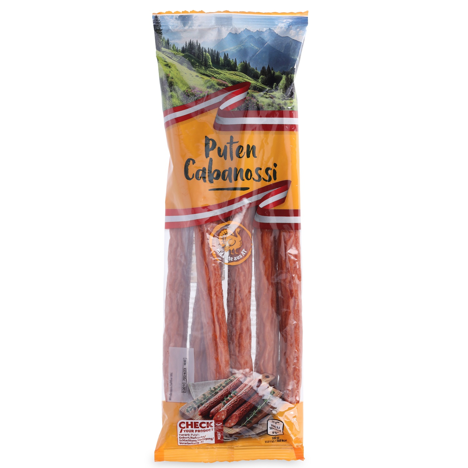 GENUSS 100% AUS ÖSTERREICH Puten Cabanossi