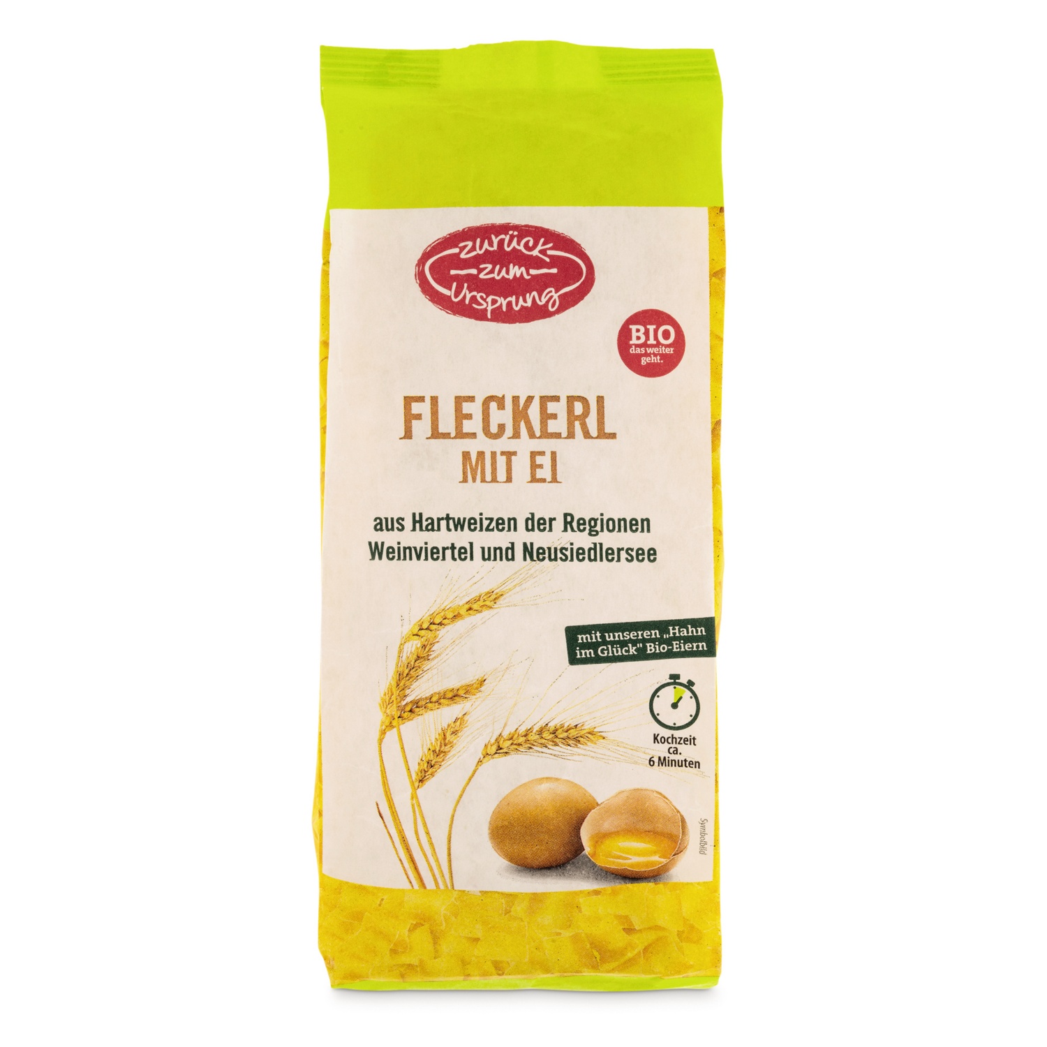 ZURÜCK ZUM URSPRUNG Teigwaren mit Ei, Fleckerl