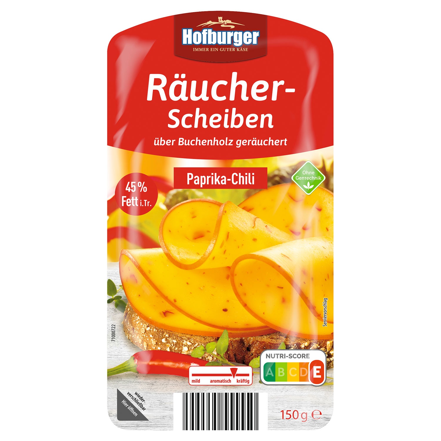 HOFBURGER Räucherscheiben 150 g, Paprika-Chili