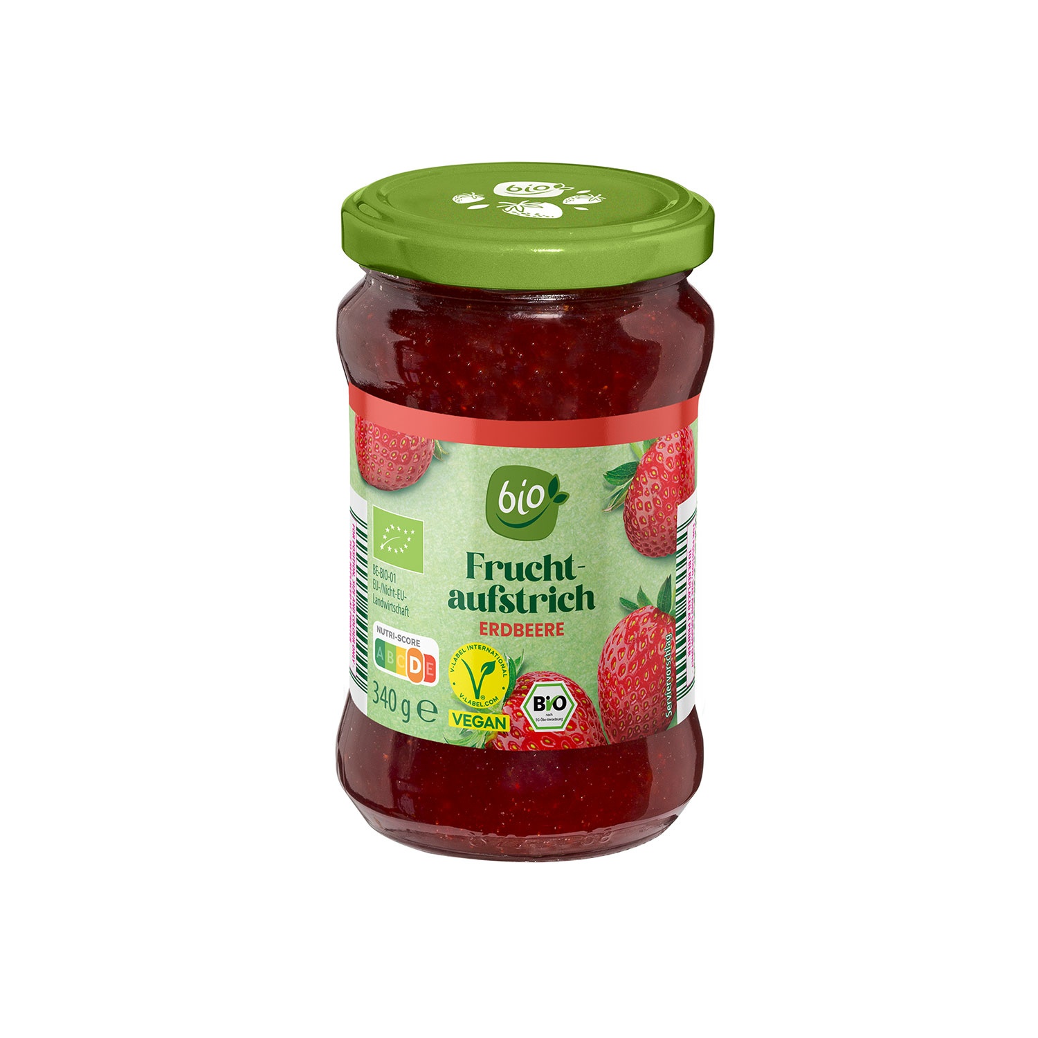 BIO Bio-Konfitüre 340 g, Erdbeere