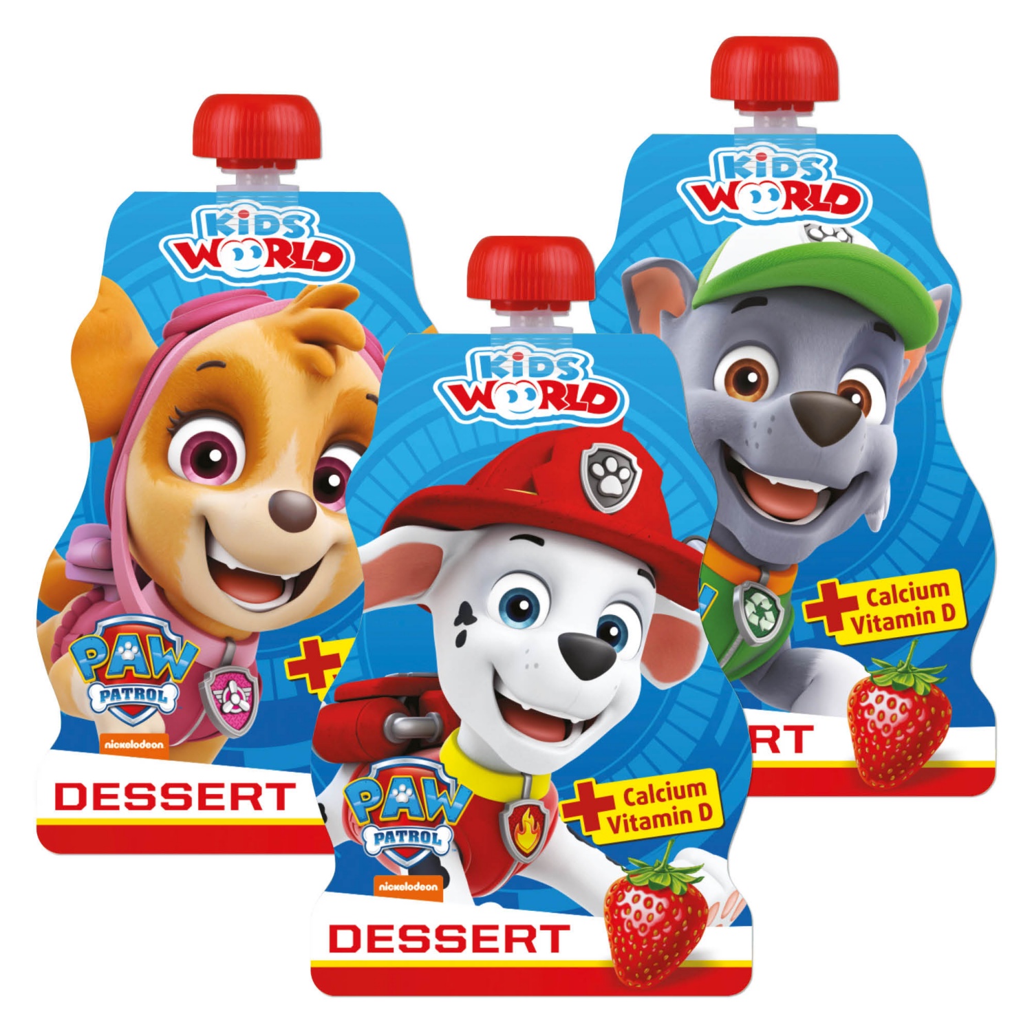 KIDS WORLD KIDS Epres túródesszert, 80 g