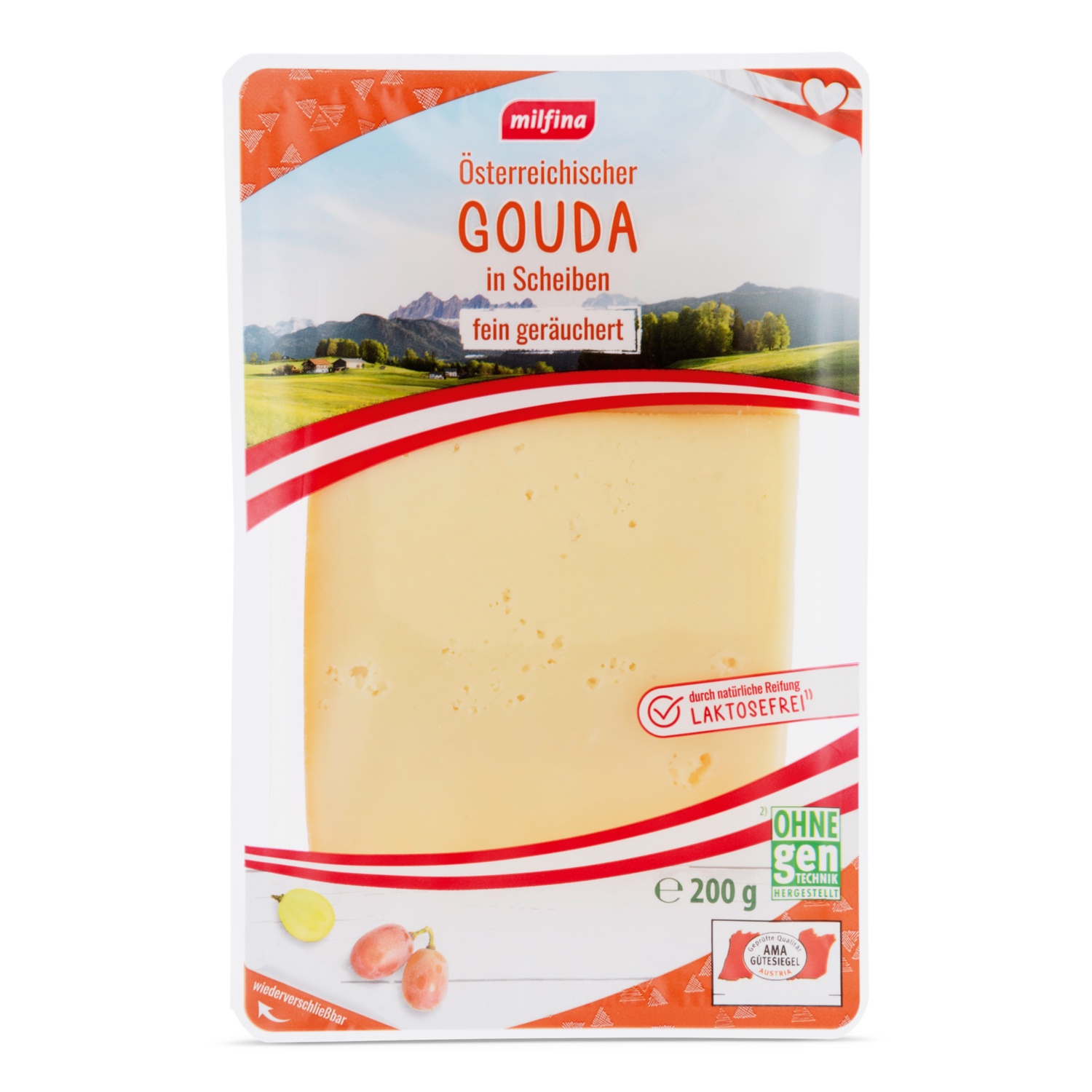MILSANI Gouda Scheiben, Geräuchert