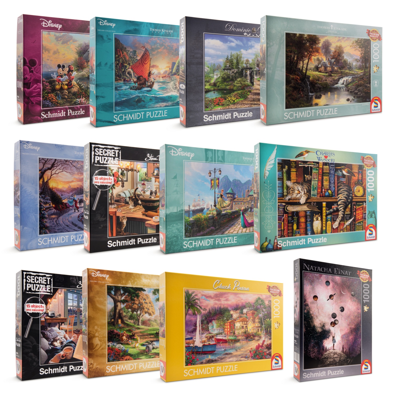 Schmidt Chattanoga Puzzle – 1000 Pezzi, Fatto In Italia, Alta Qualità
