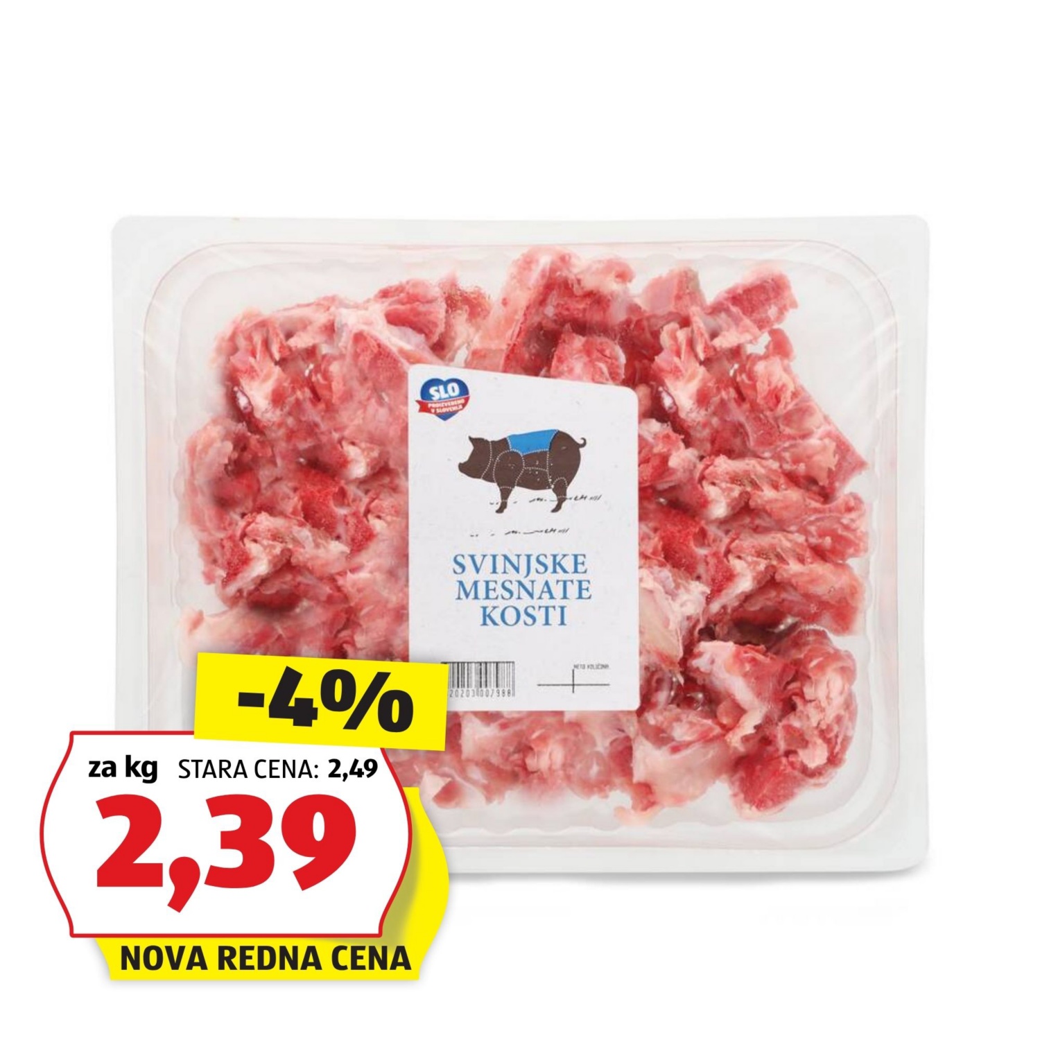 Svinjske mesnate kosti