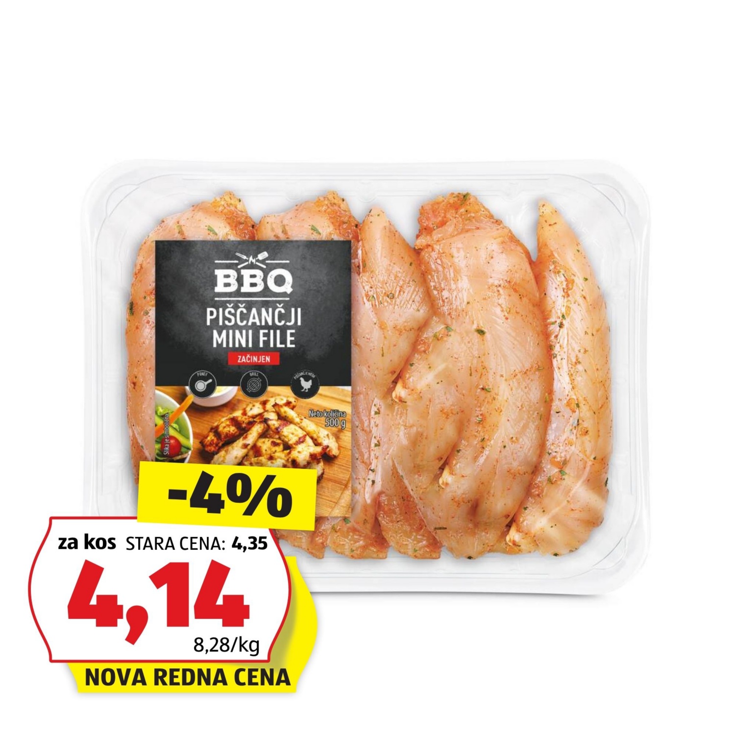 Piščančji mini file, začinjeno