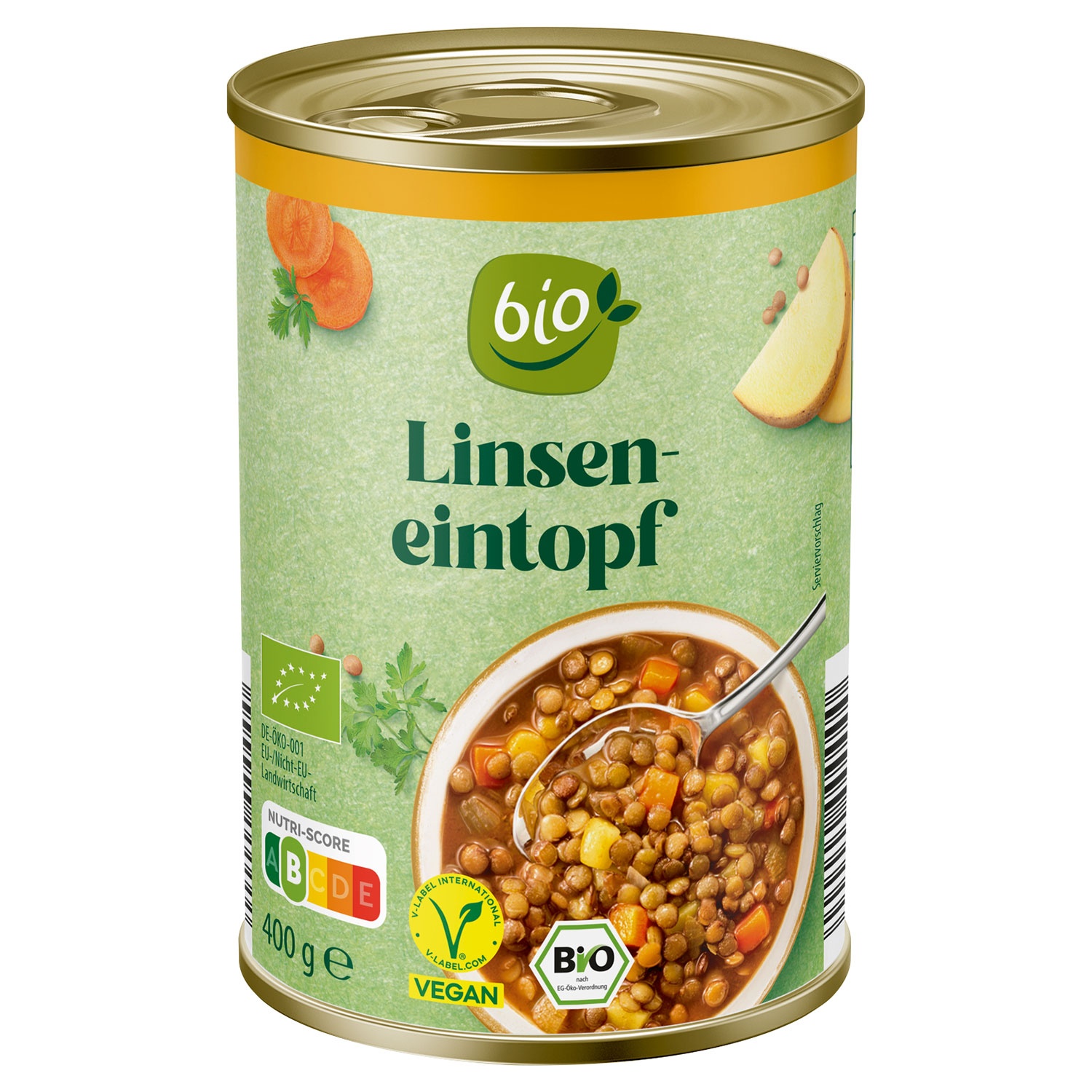 BIO Bio-Suppe/-Eintopf 400 g, Linseneintopf