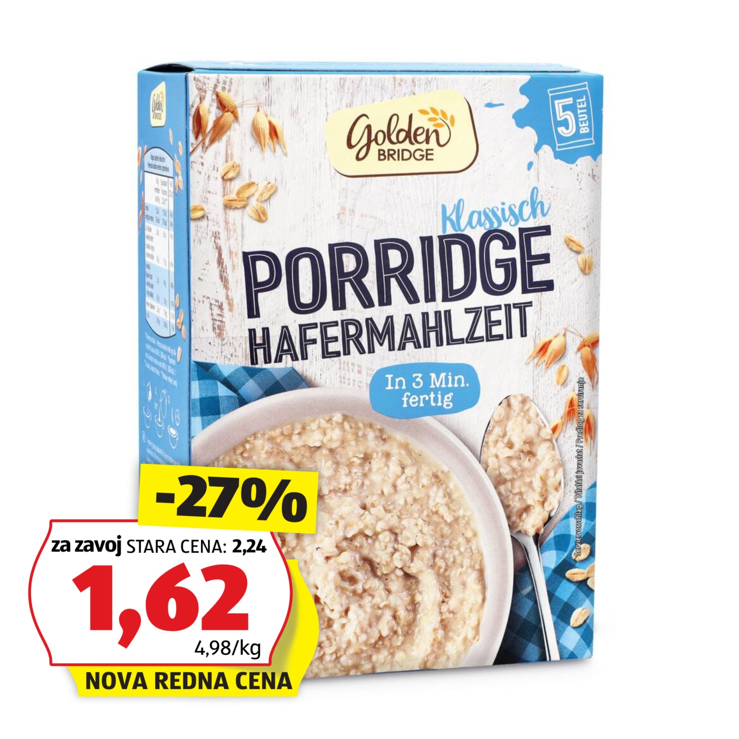 Ovsena kaša, klasična