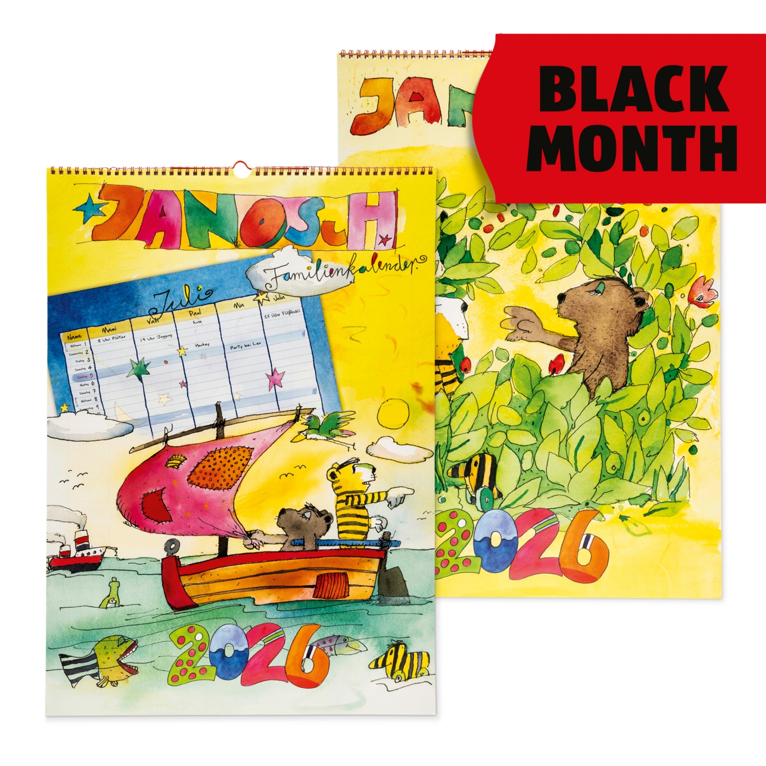 Janosch Wandkalender 2026