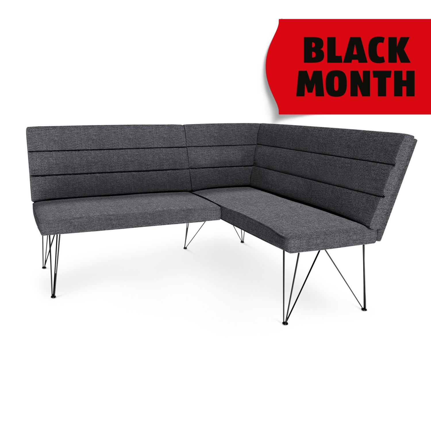 Eckbank links Oregon Grau