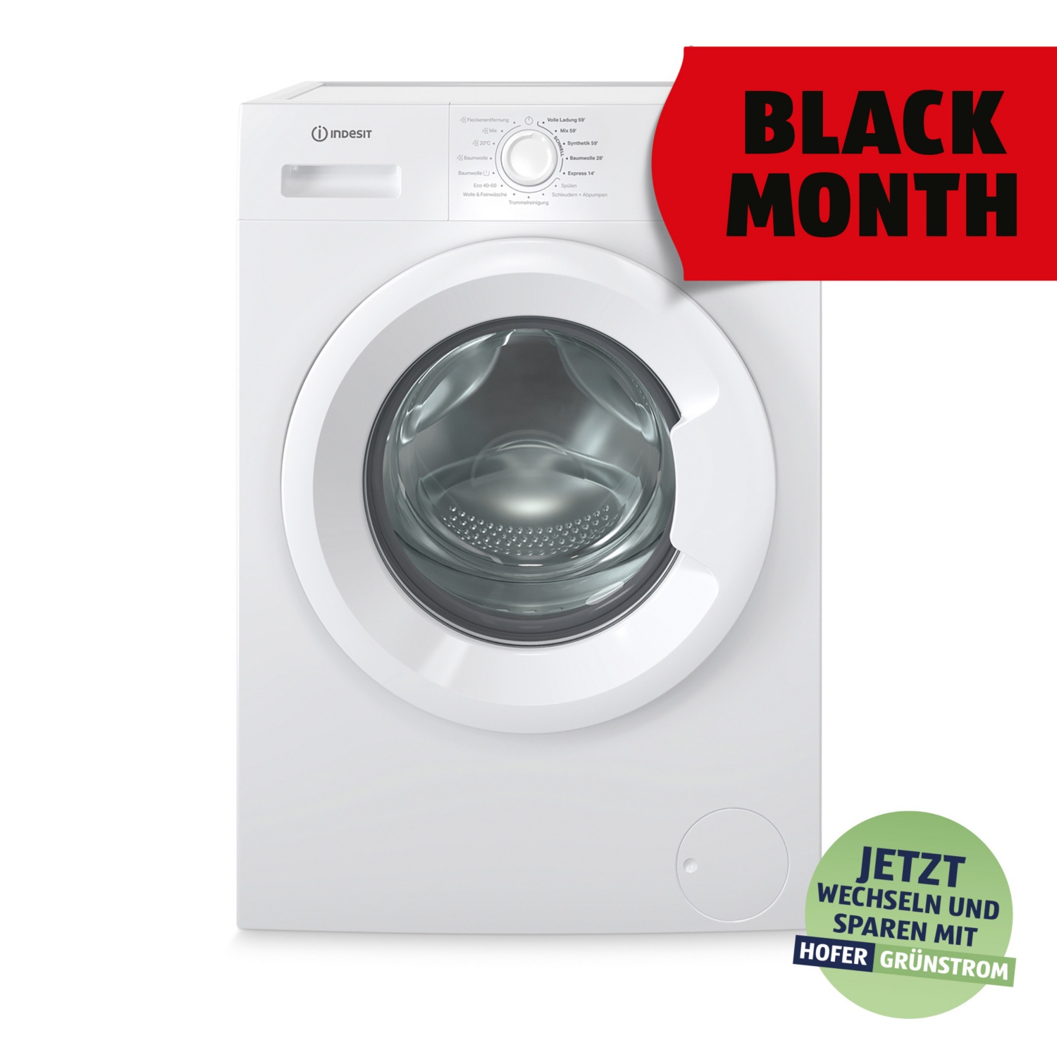 INDESIT Waschmaschine 7 kg