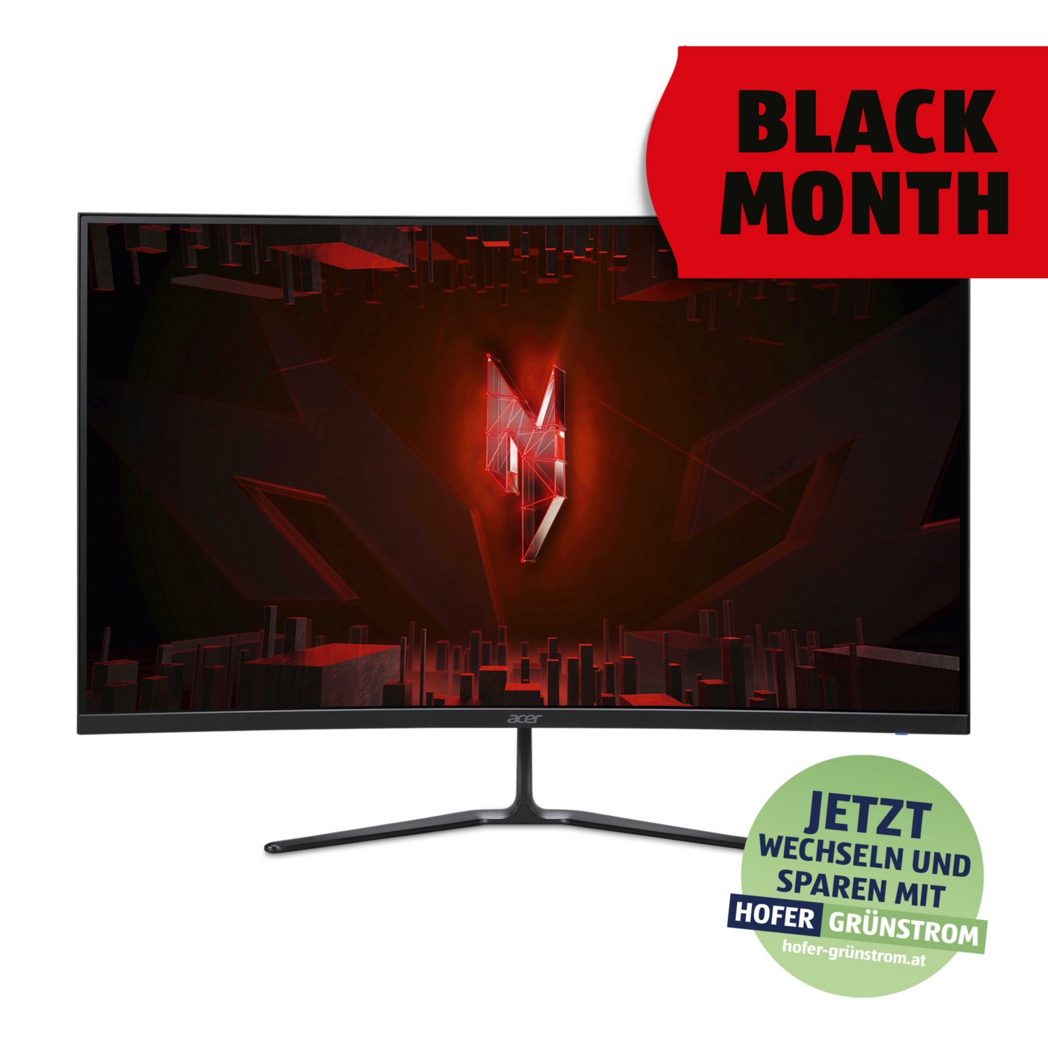 ACER Curved Gaming-Monitor Nitro ED320QRS3biipx