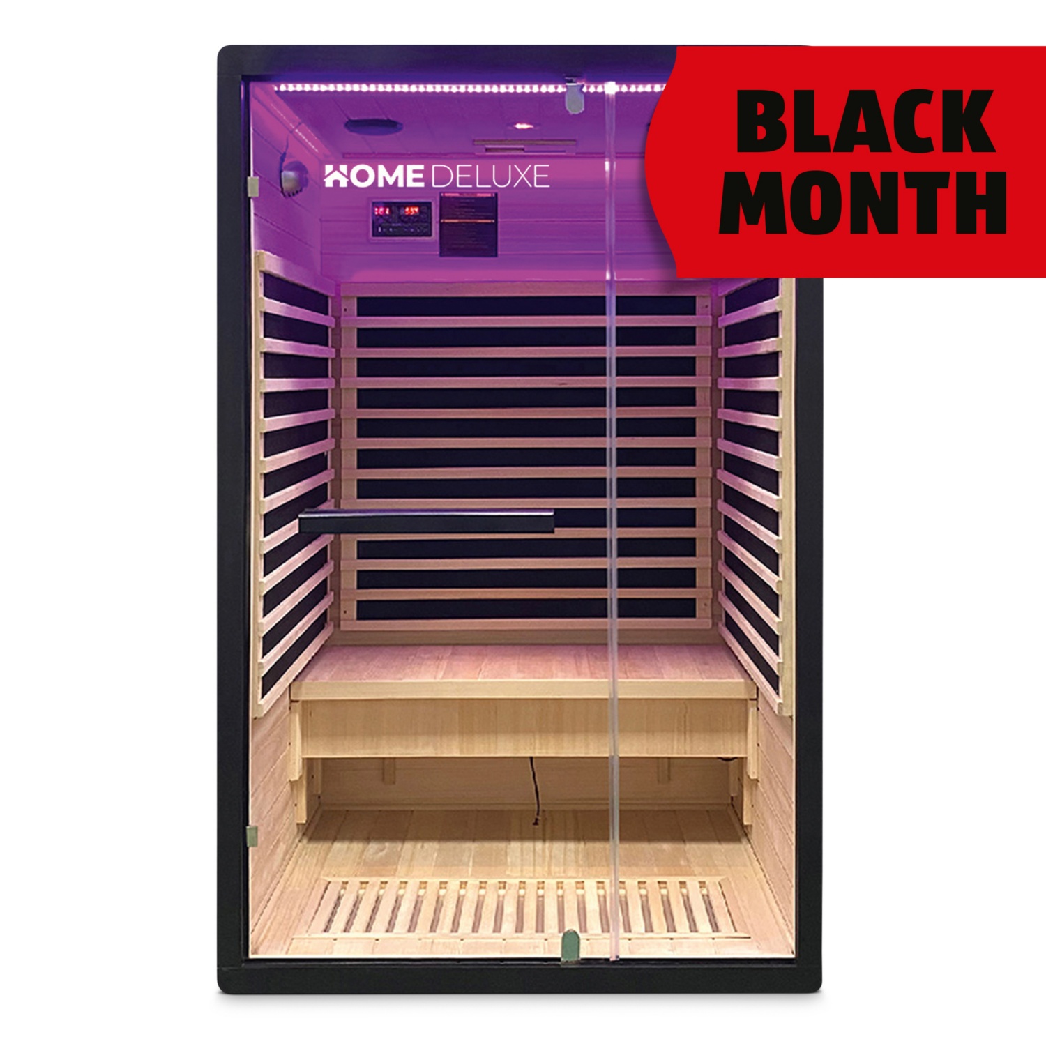 HOME DELUXE Infrarotkabine Nero M