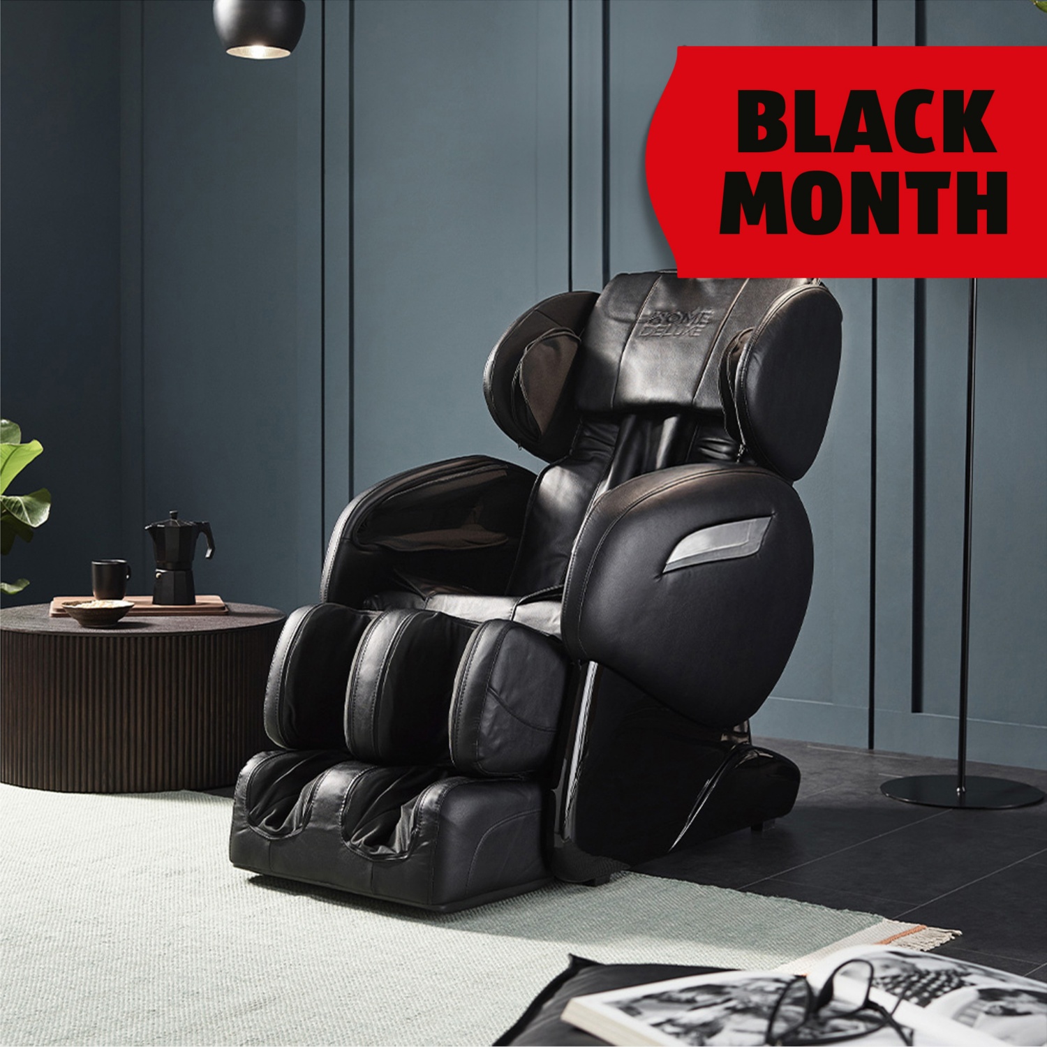 HOME DELUXE Massagesessel Sueno schwarz