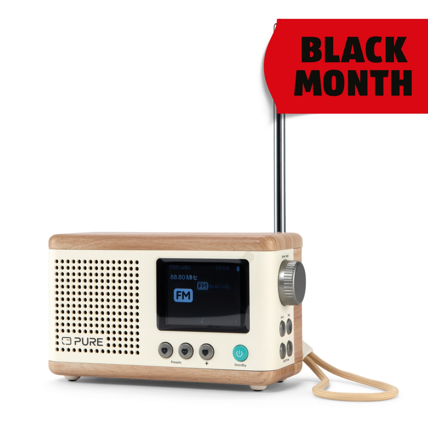 PURE Classic Mini Cotton, Eiche/weiß