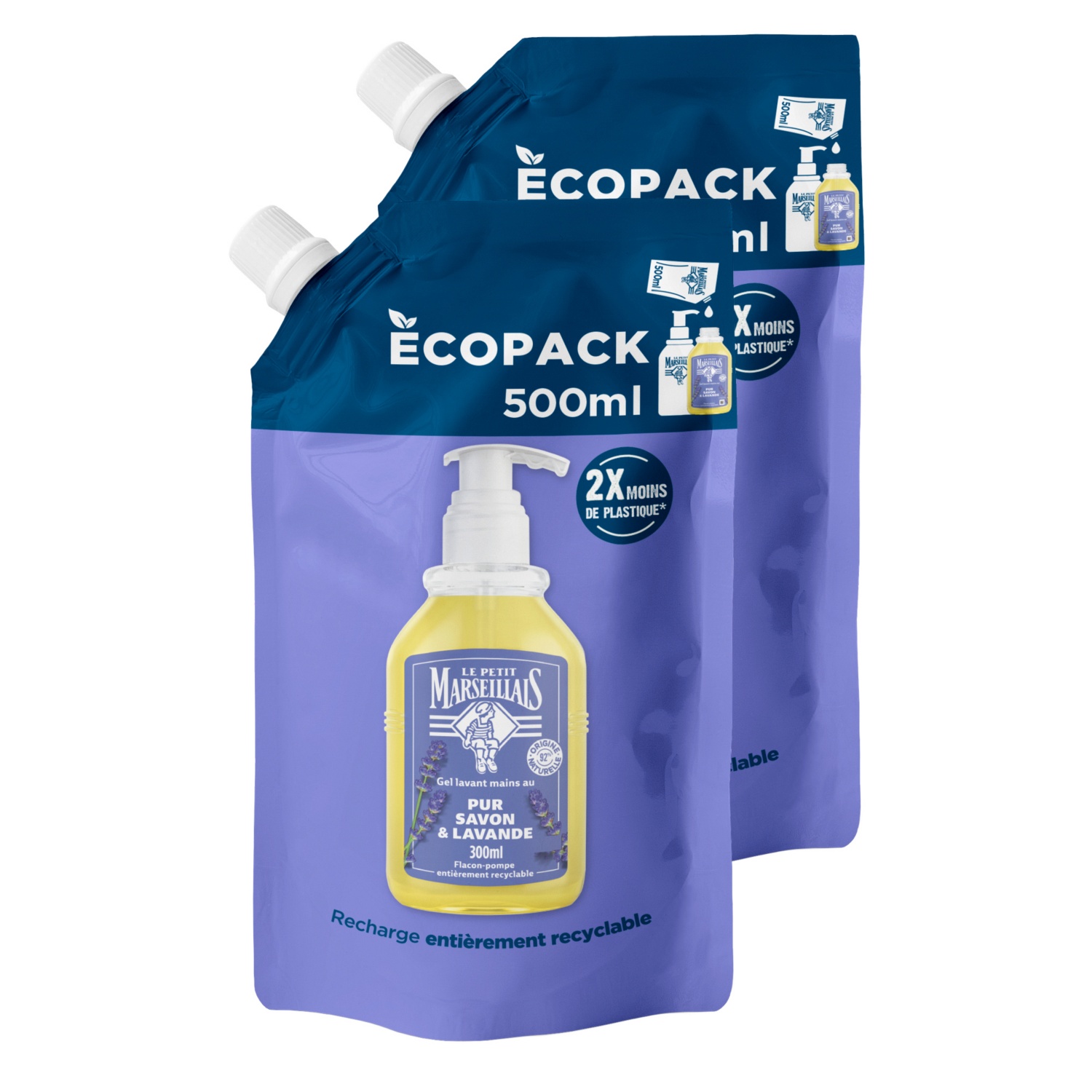 LE PETIT MARSEILLAIS Confezione ricarica di due creme