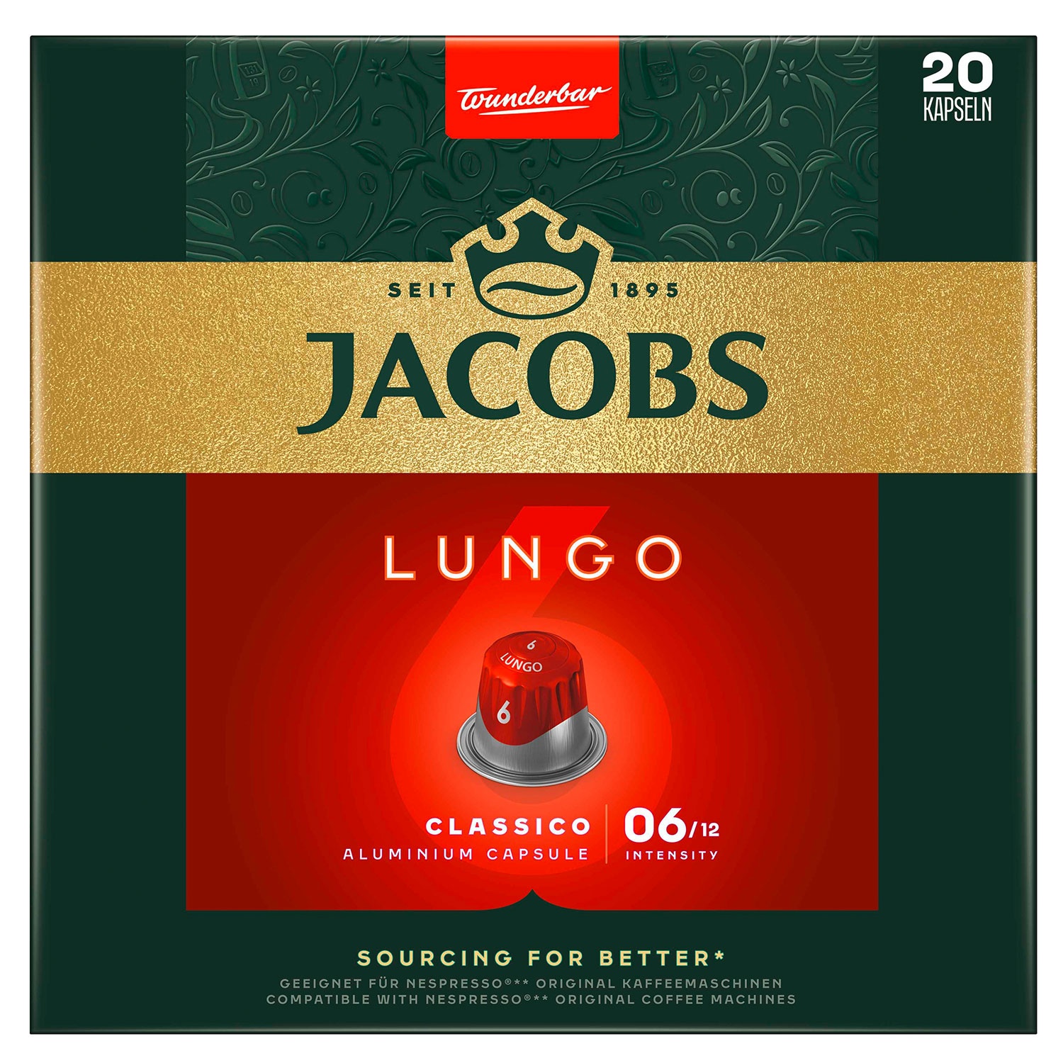 JACOBS NCC Coffee Caps, Lungo 6