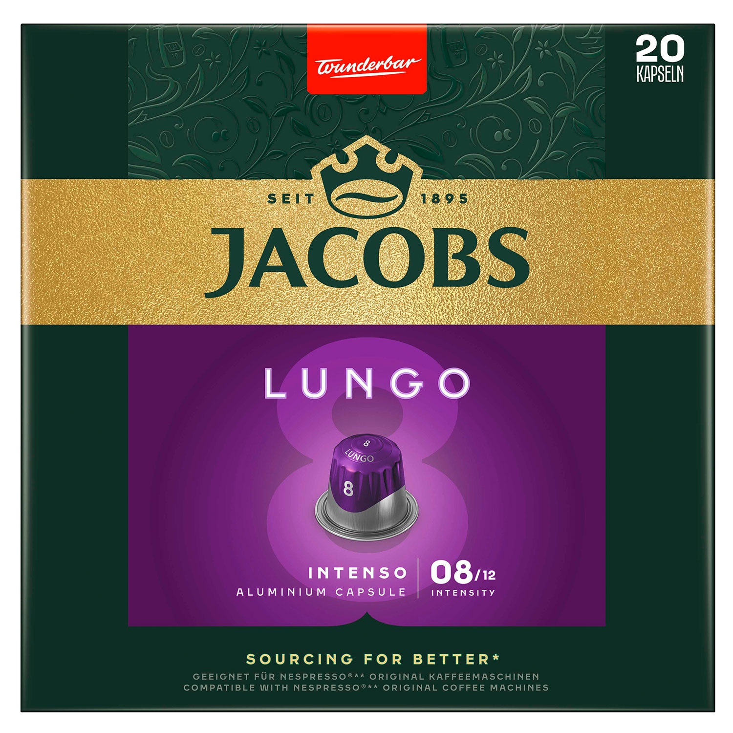 JACOBS NCC Coffee Caps, Lungo 8