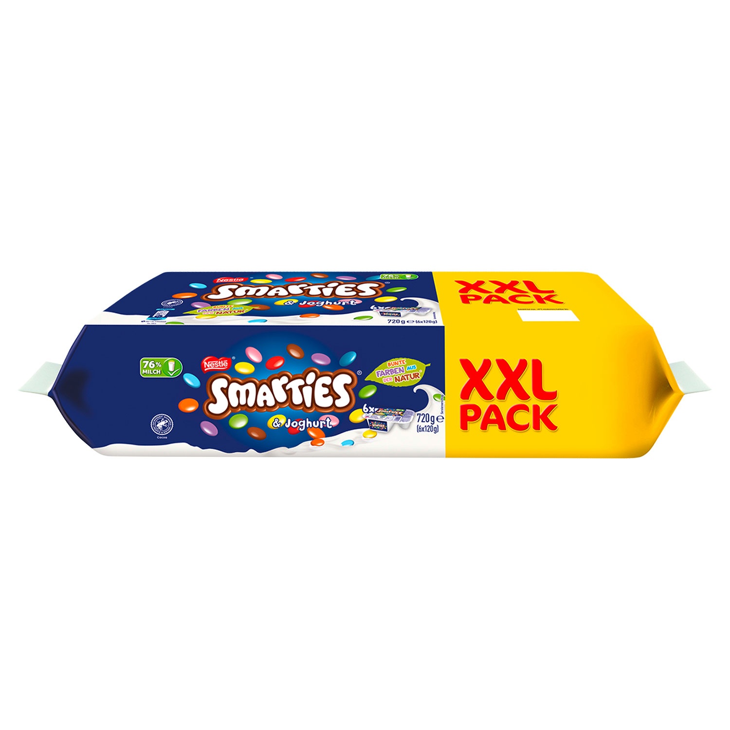 NESTLÉ Smarties & Joghurt 6 x 120 g, XXL-Pack
