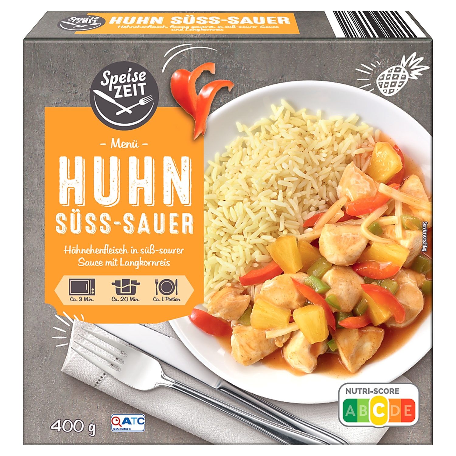 SPEISEZEIT Fertiggerichte 400 g, Hühnchen süß-sauer