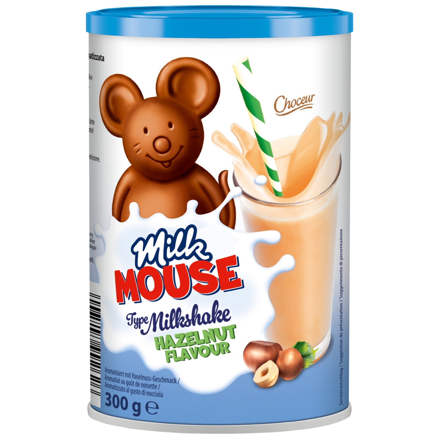 CHOCEUR Milchmäuse Milchshake, Haselnuss