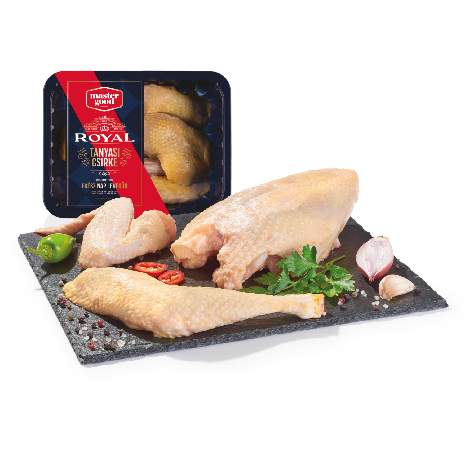 MASTER GOOD Friss tanyasi csirke bőségtál, /kg