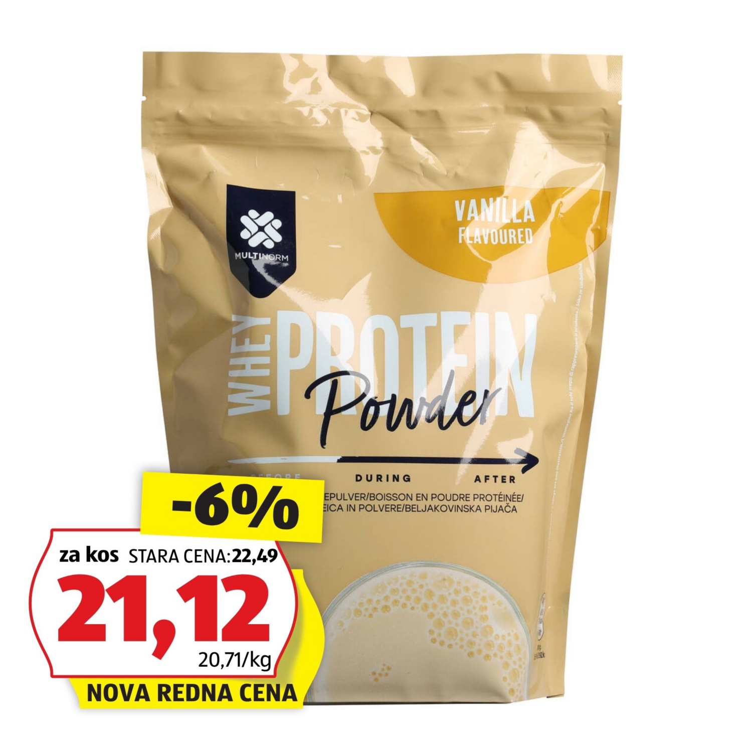 Sirotkine beljakovine, vanilija