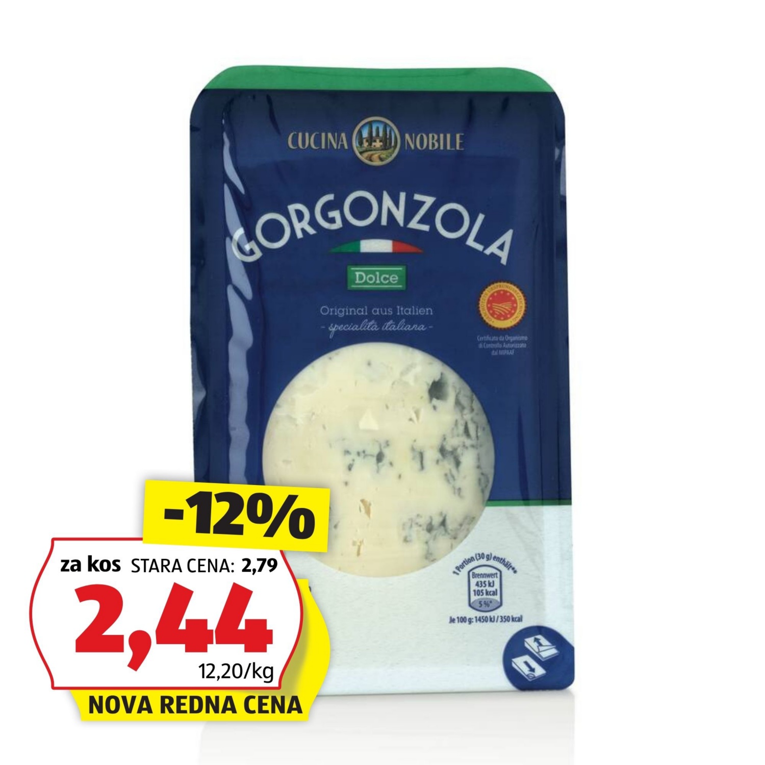 Gorgonzola, blaga