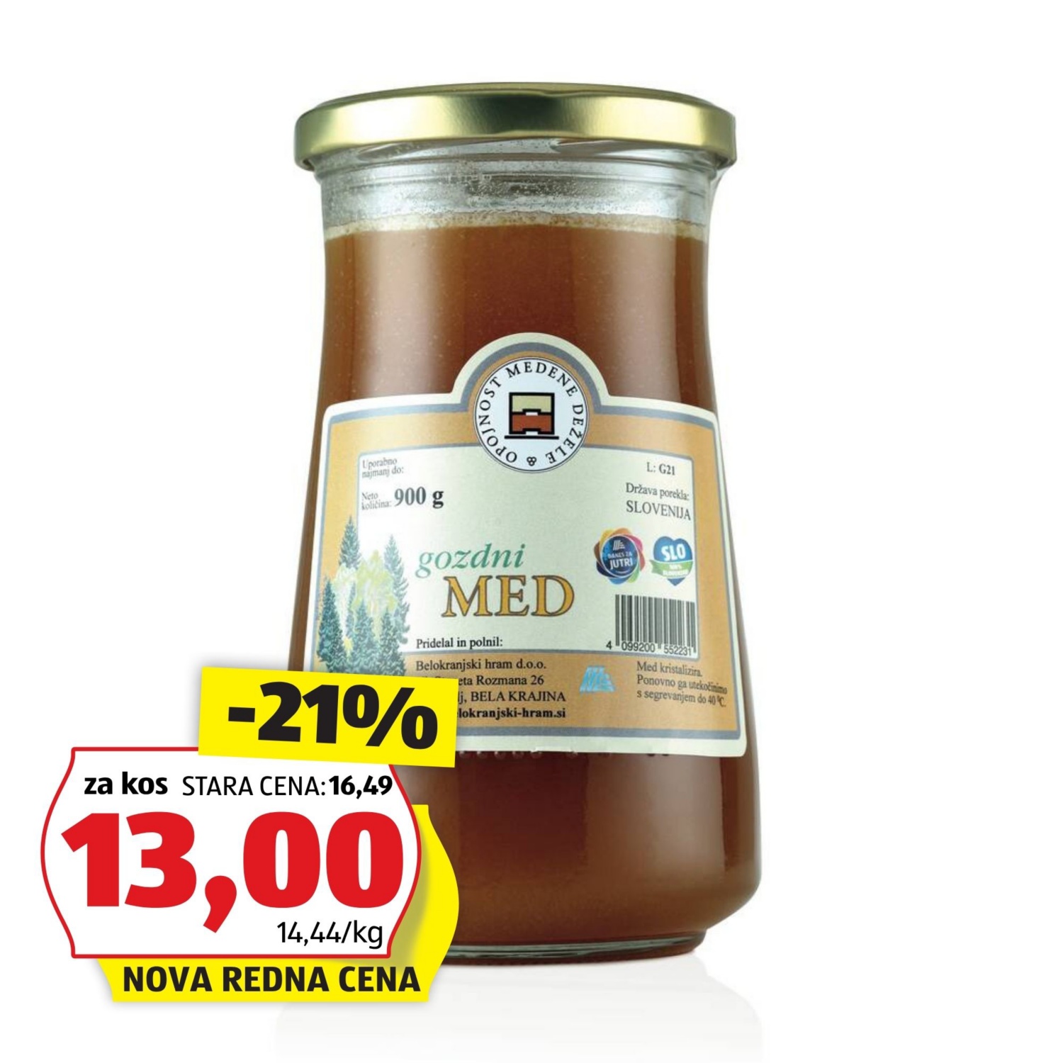 Gozdni med iz Slovenije