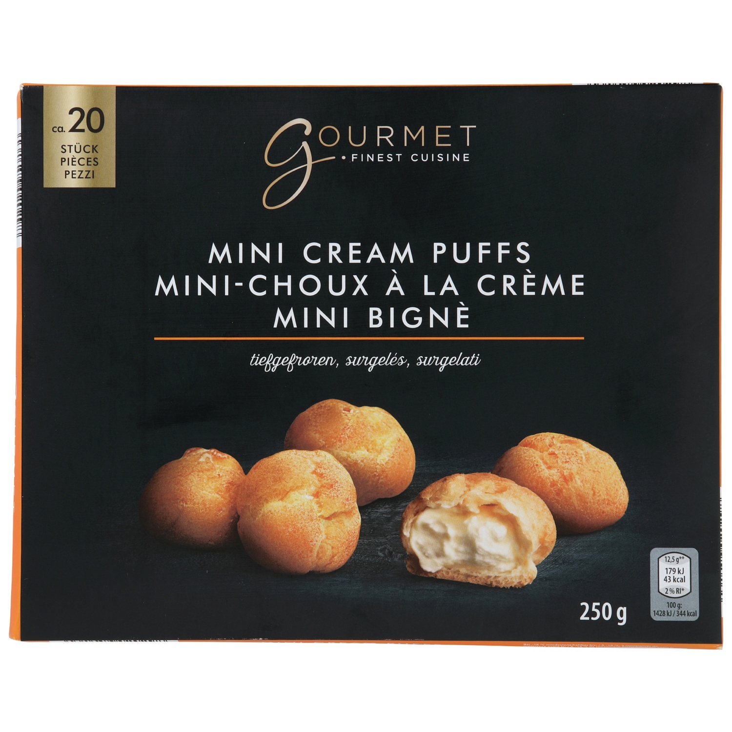 GOURMET Mini Cream Puffs
