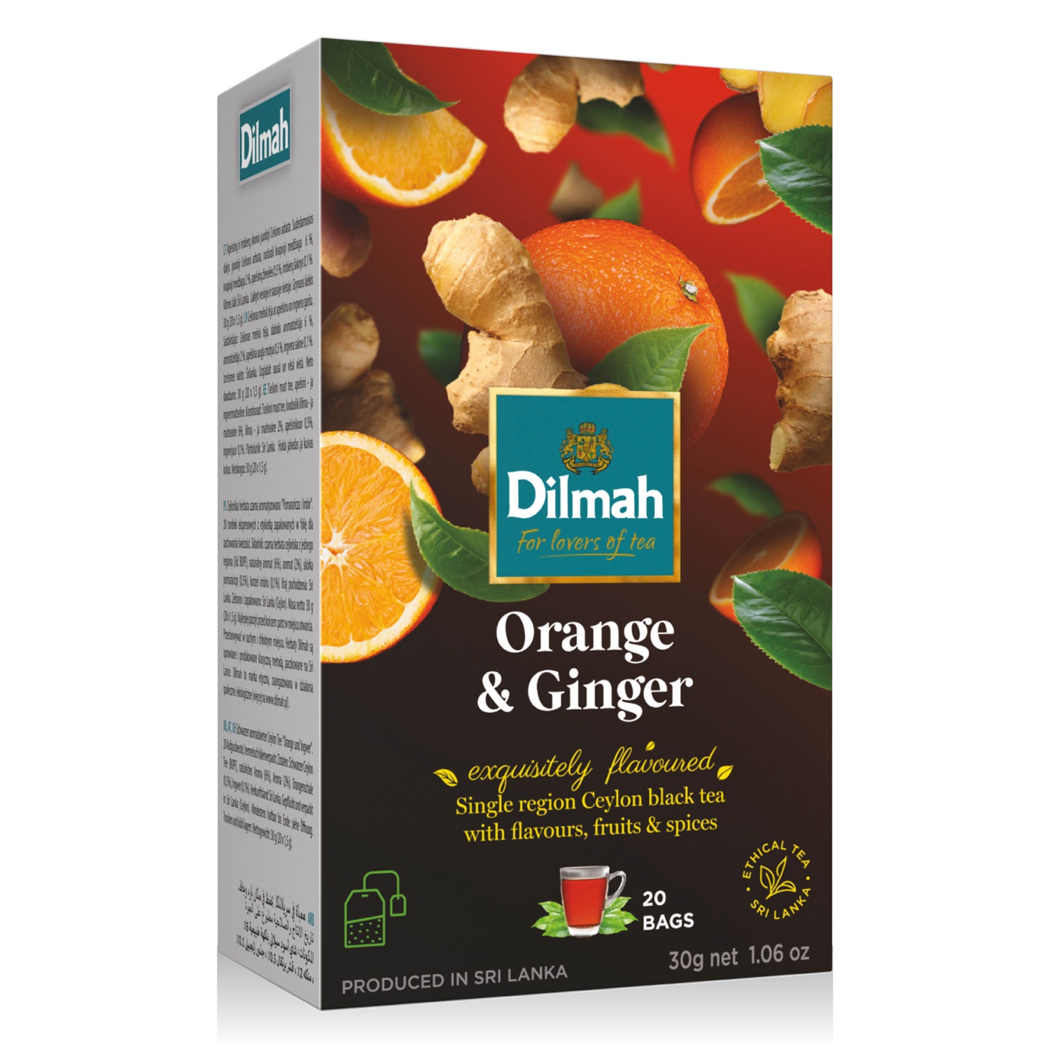 DILMAH Teaválogatás, narancs-gyömbér, 30 g