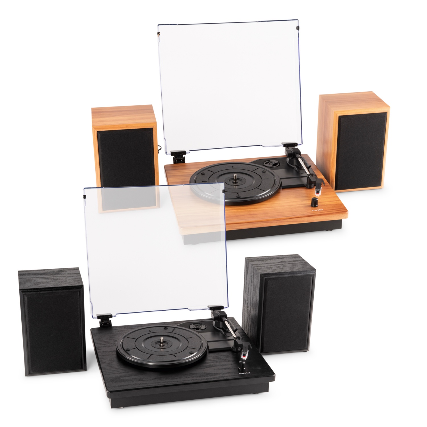 BAUHN Schallplattenspieler mit Lautsprecher